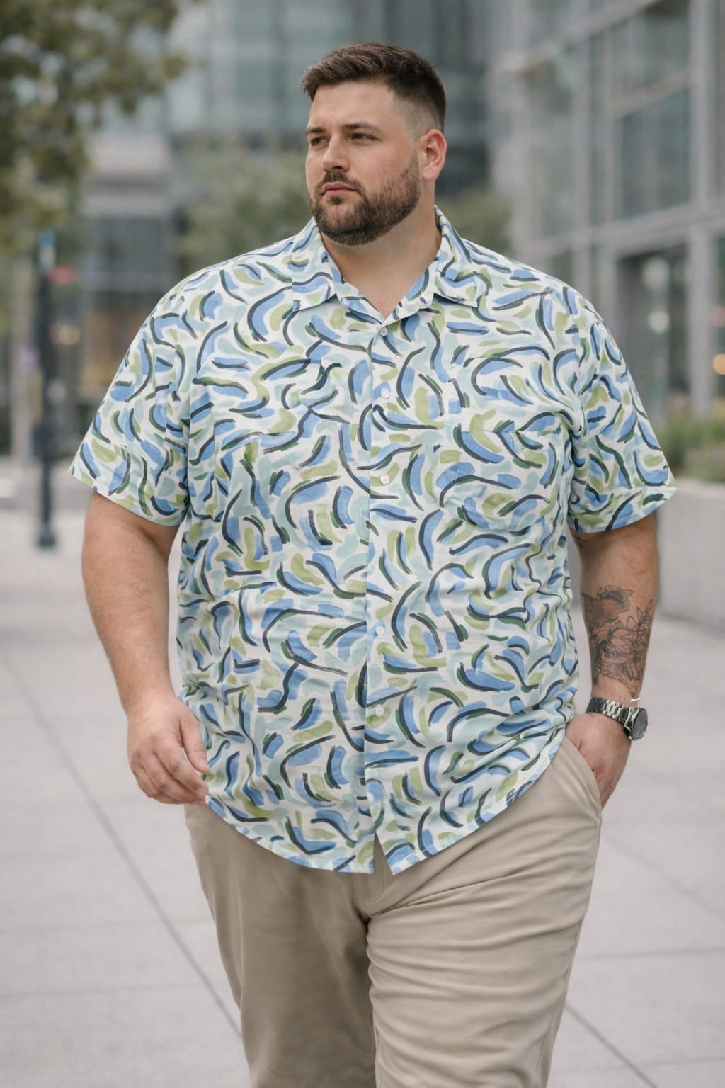 Austivo Men Plus Size Shirt
