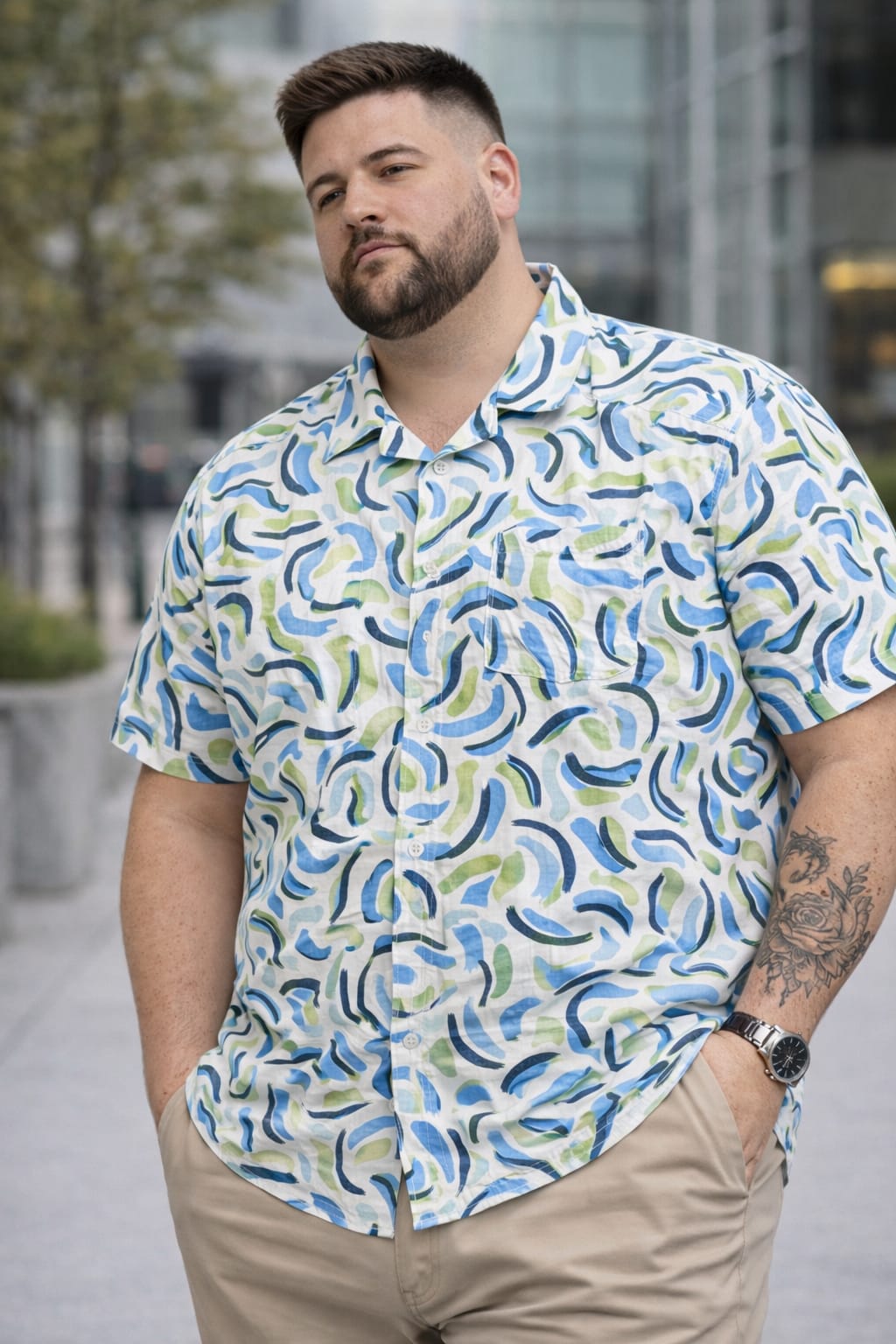 Austivo Men Plus Size Shirt