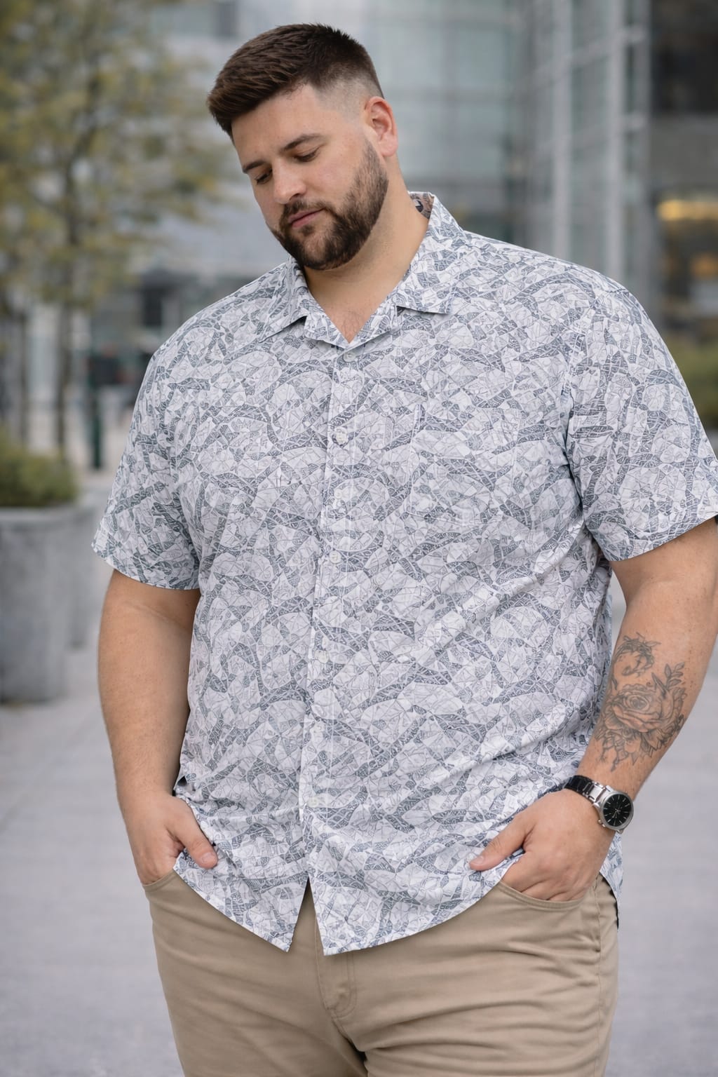 Austivo Men Plus Size Shirt