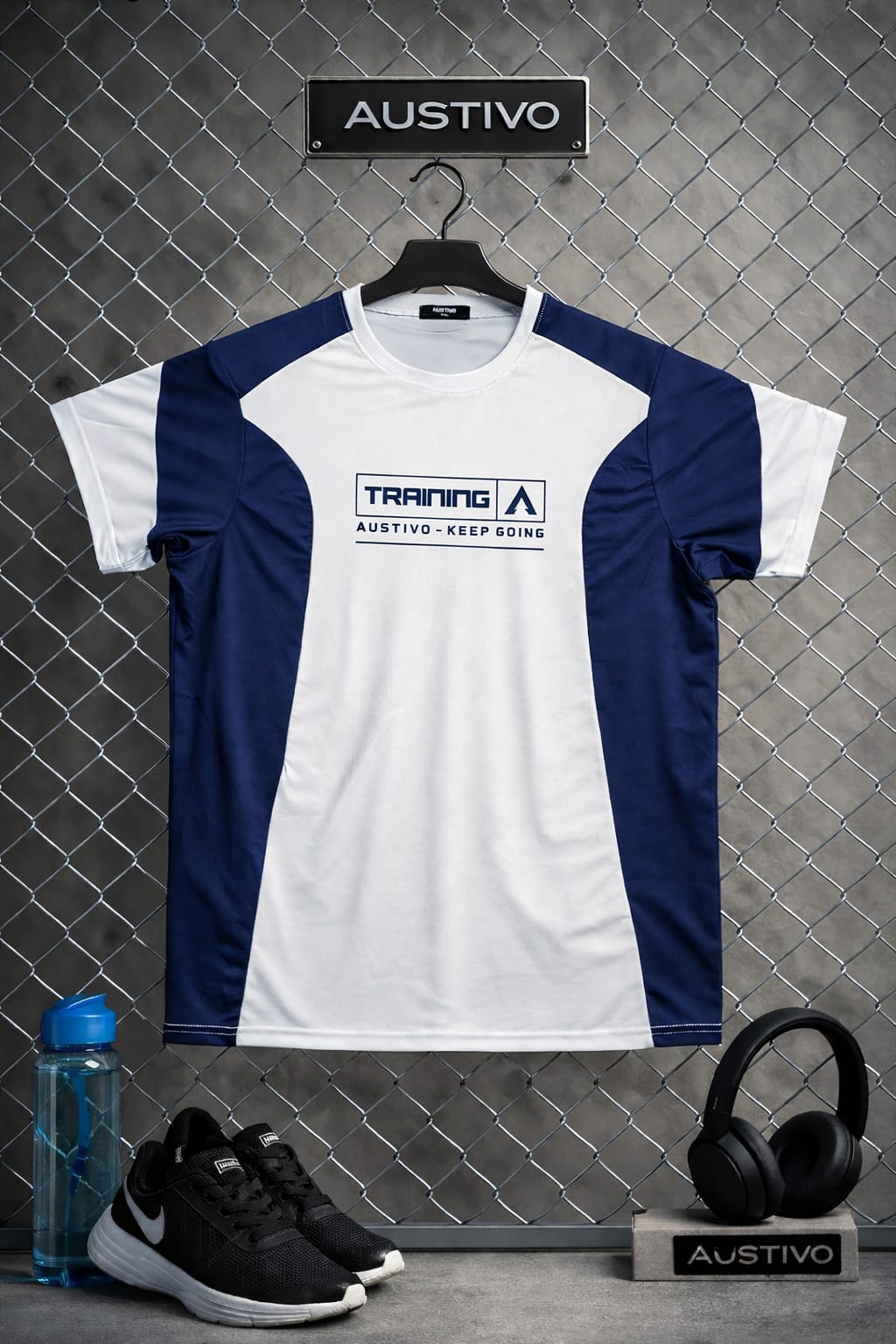 Austivo Men's Active Wear  T-shirt