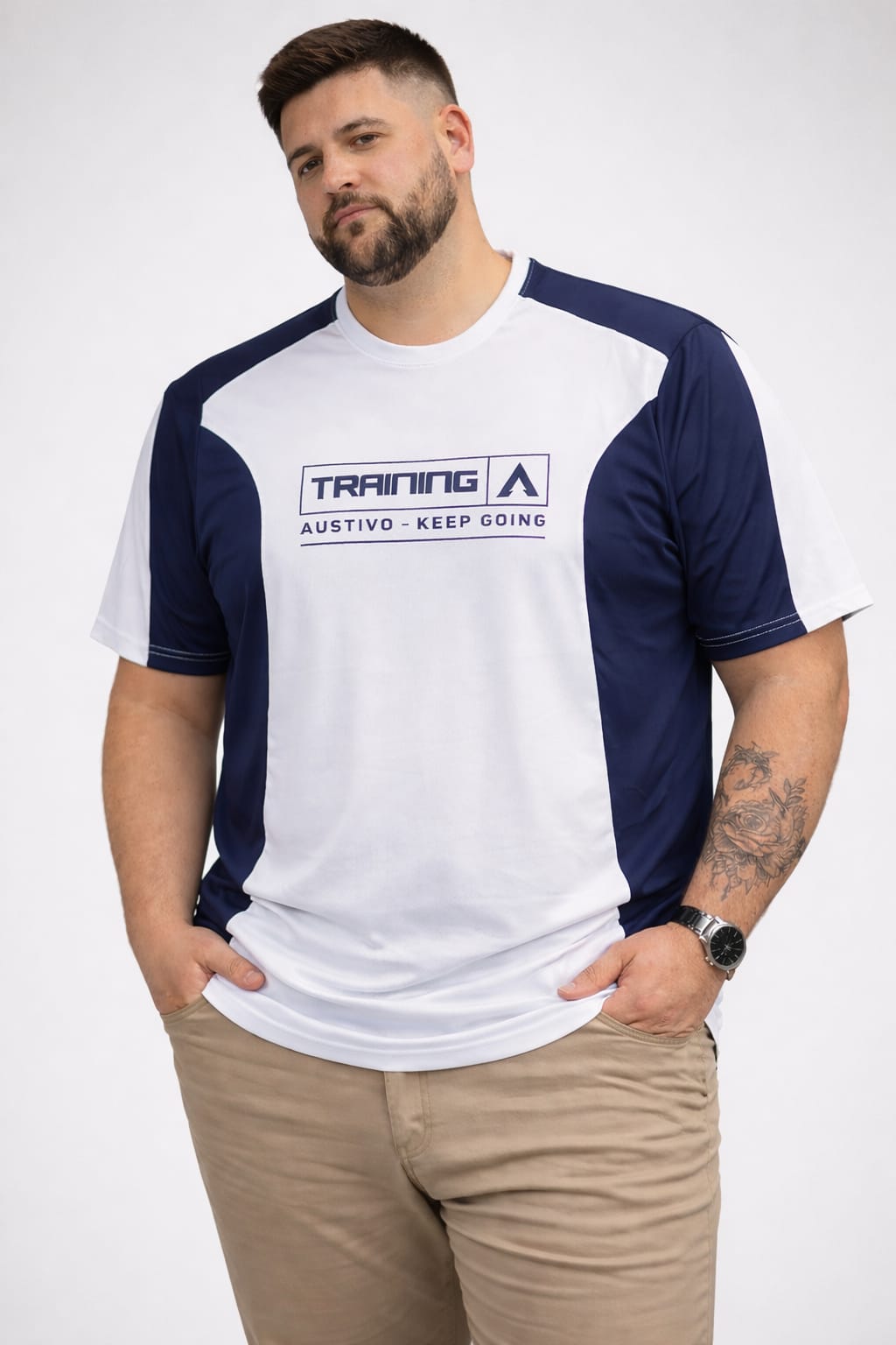 Austivo Men's Active Wear  T-shirt