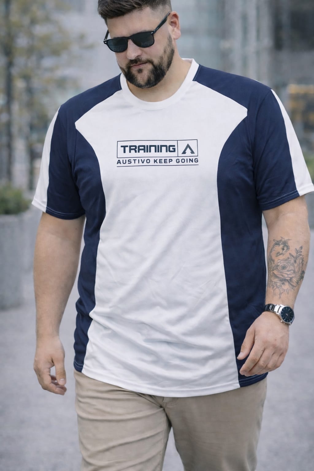 Austivo Men's Active Wear  T-shirt