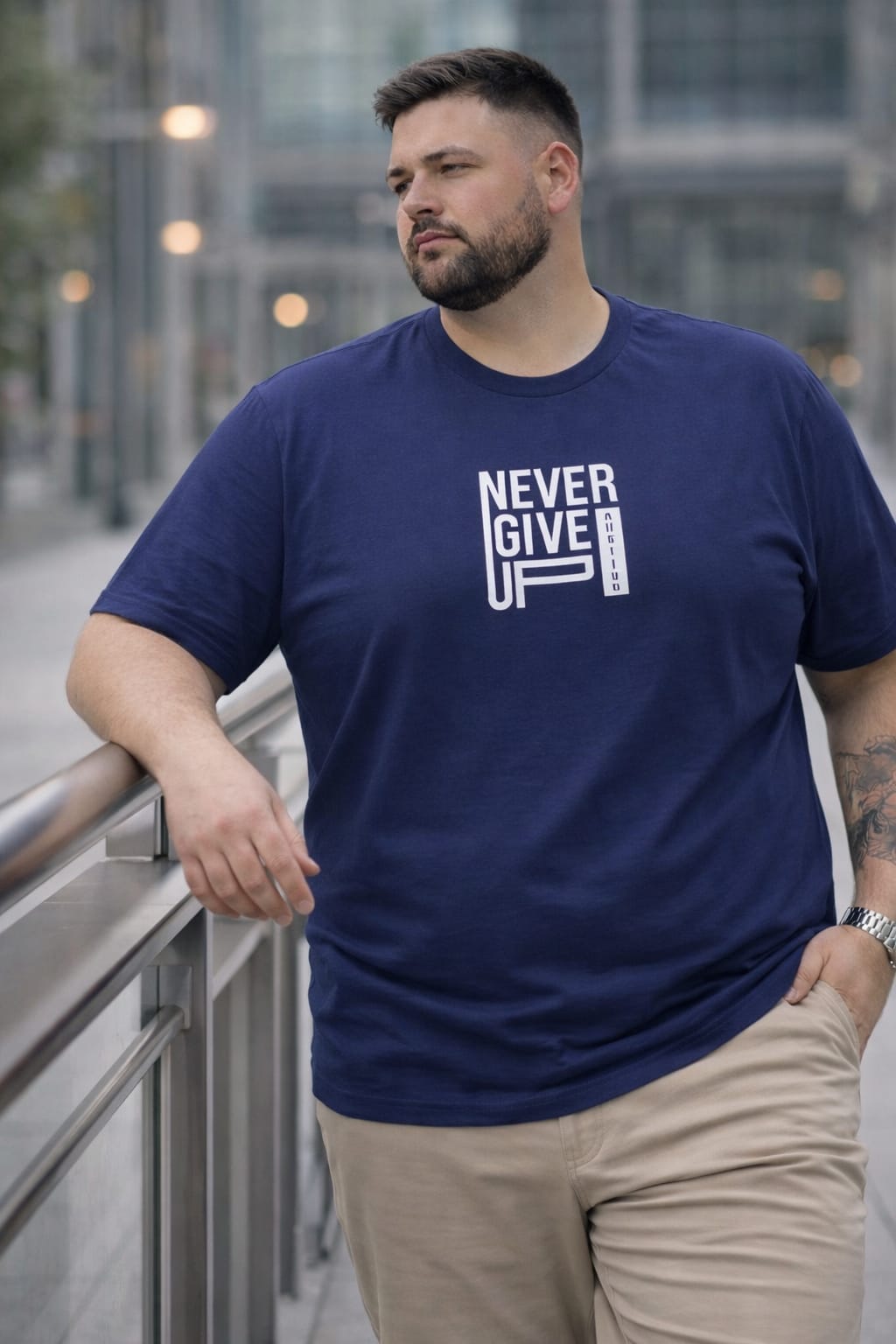 Austivo Men's Active Wear  T-shirt
