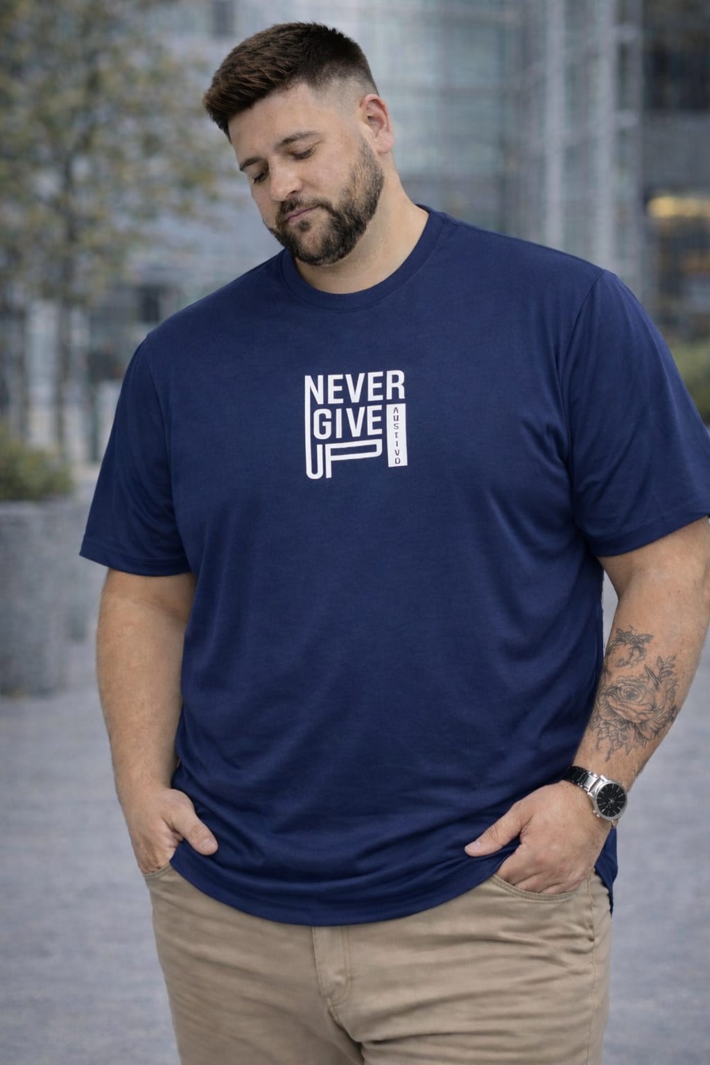 Austivo Men's Active Wear  T-shirt