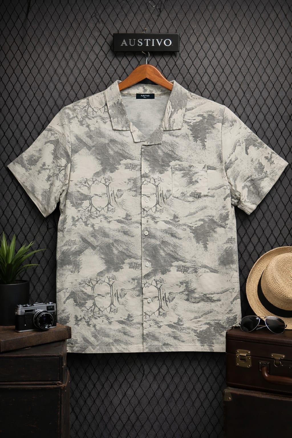 Austivo Men Plus Size Shirt