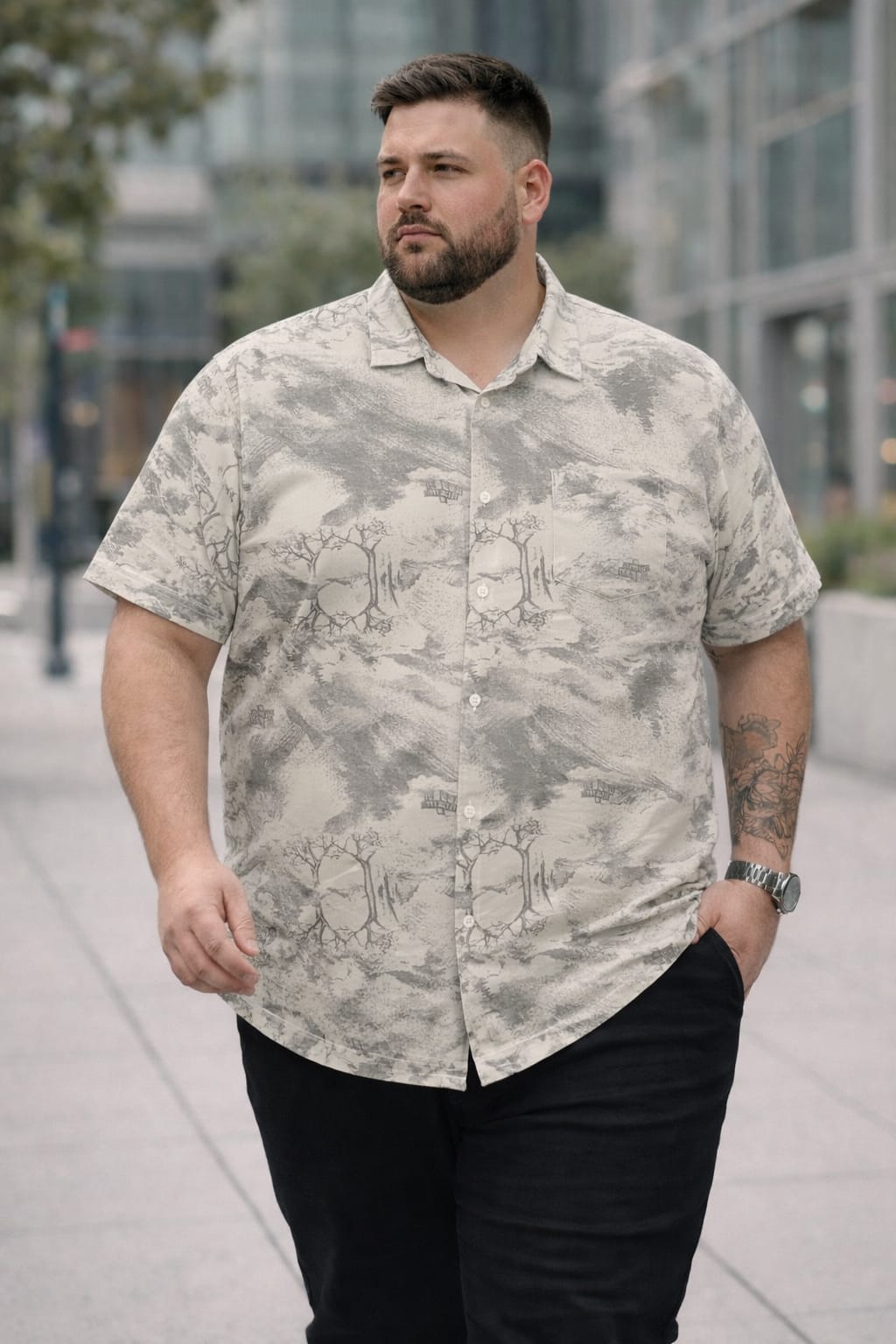 Austivo Men Plus Size Shirt