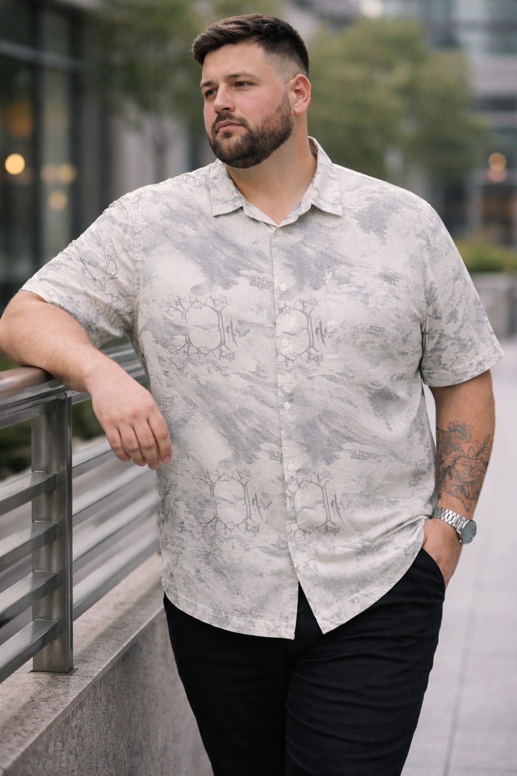 Austivo Men Plus Size Shirt