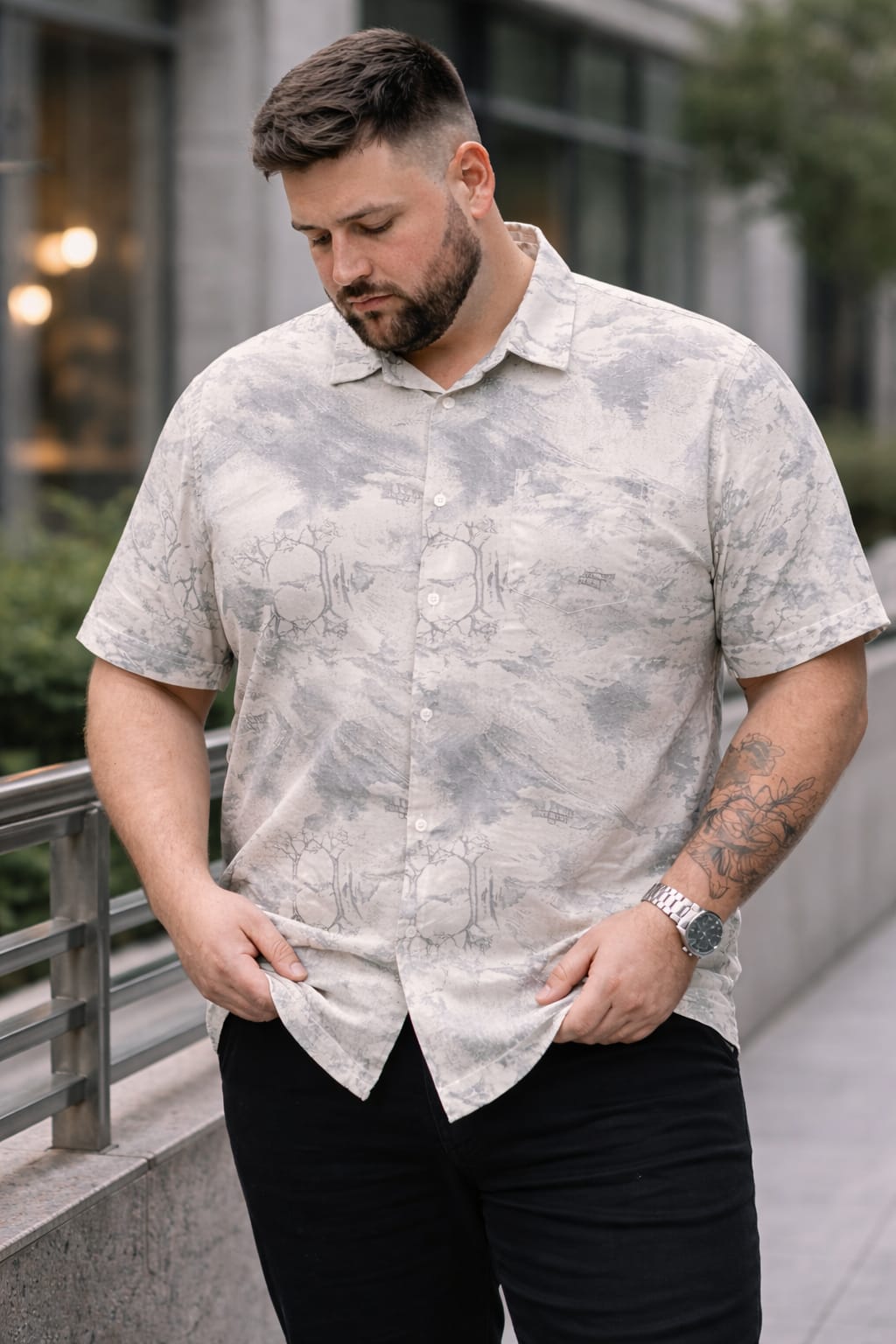 Austivo Men Plus Size Shirt
