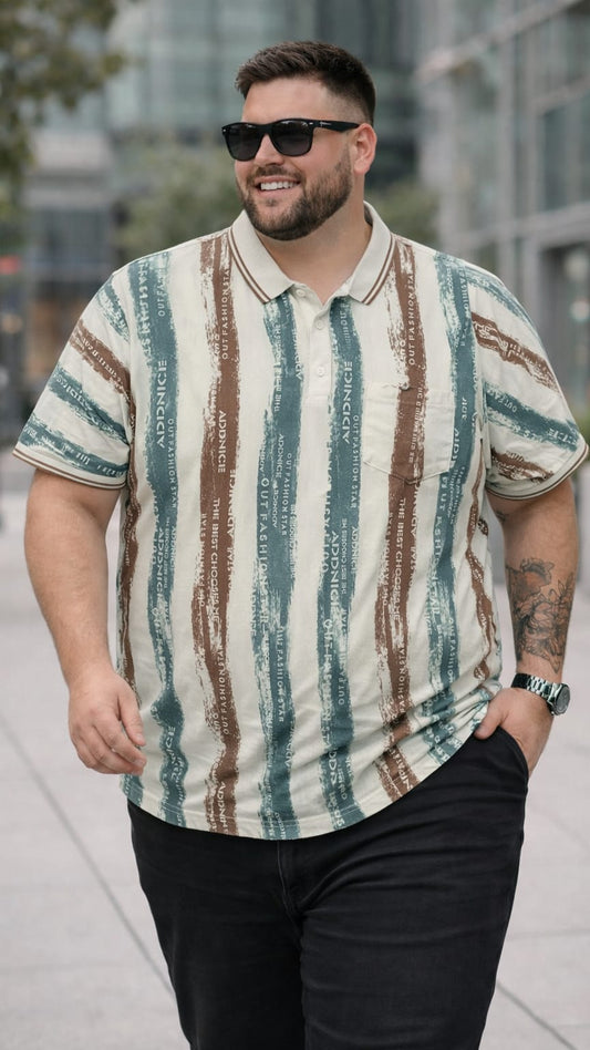 Austivo Men's  Polo Neck T-shirt