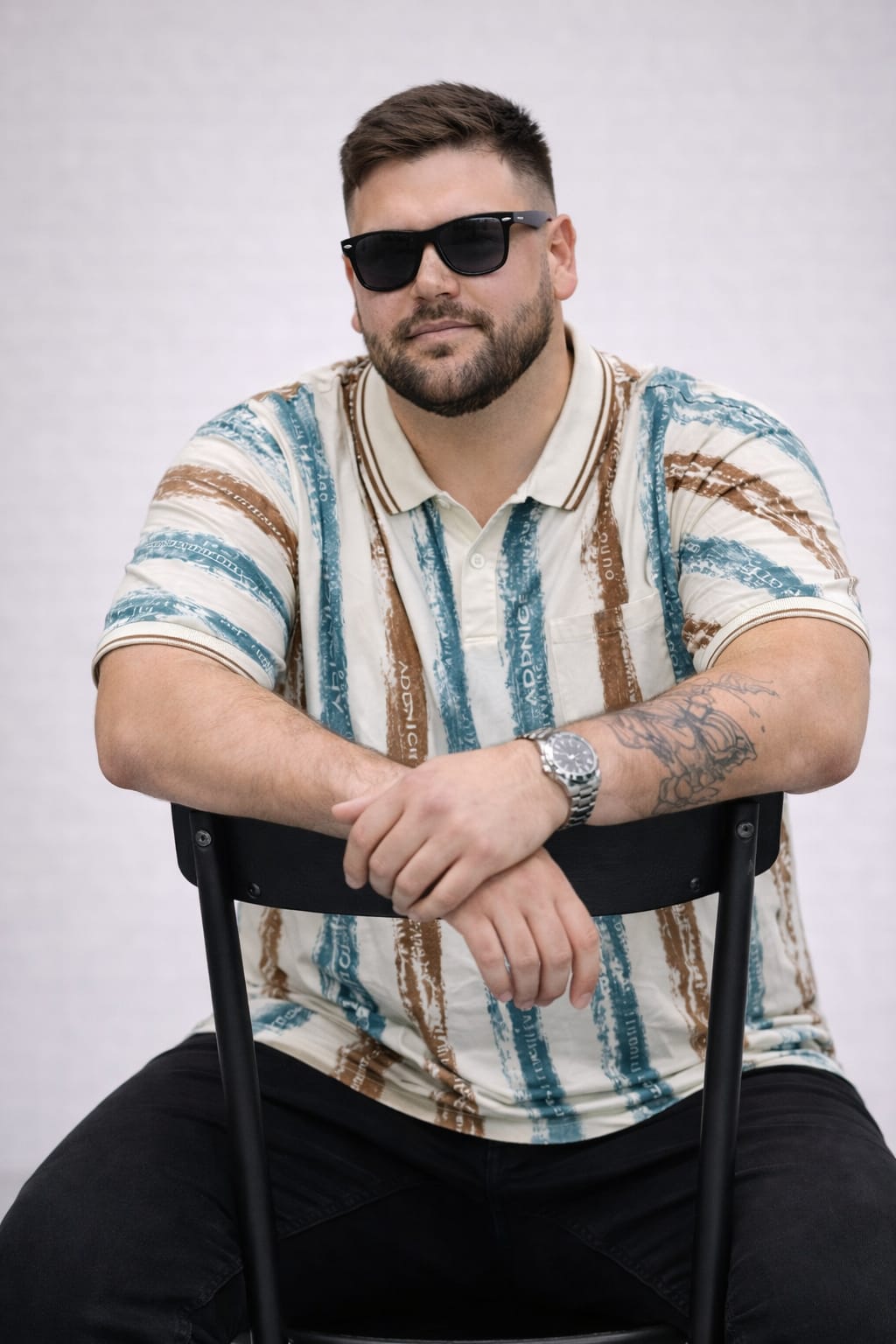 Austivo Men's  Polo Neck T-shirt