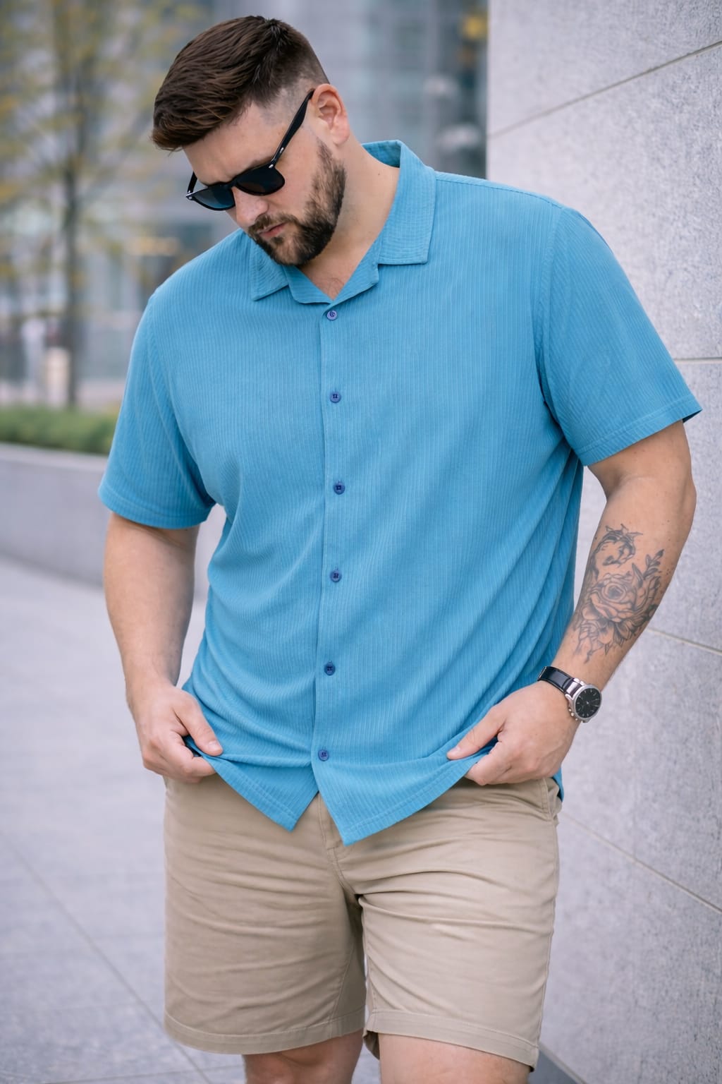 Austivo Men Plus Size Shirt