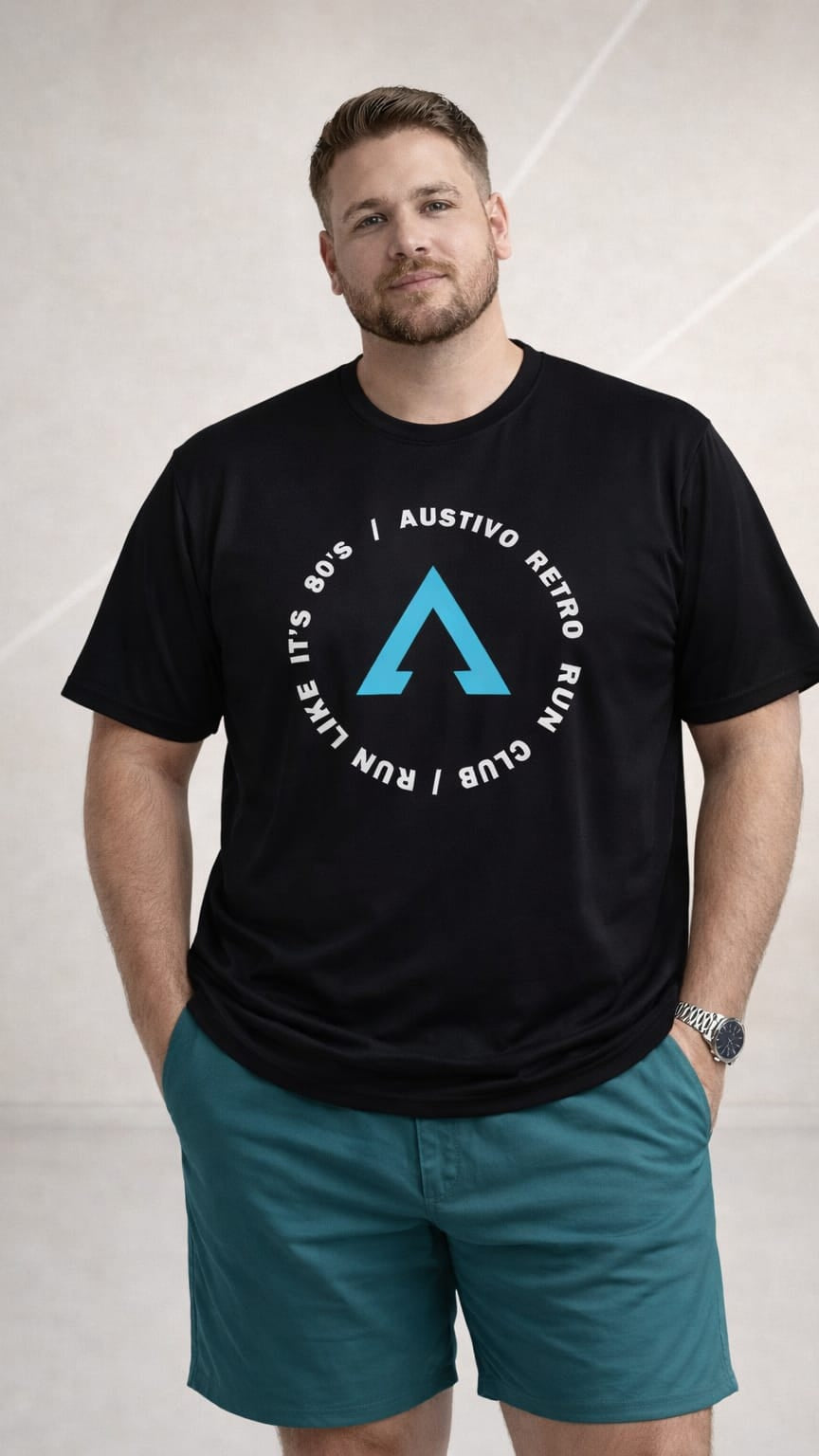 Austivo Men's Active Wear  T-shirt