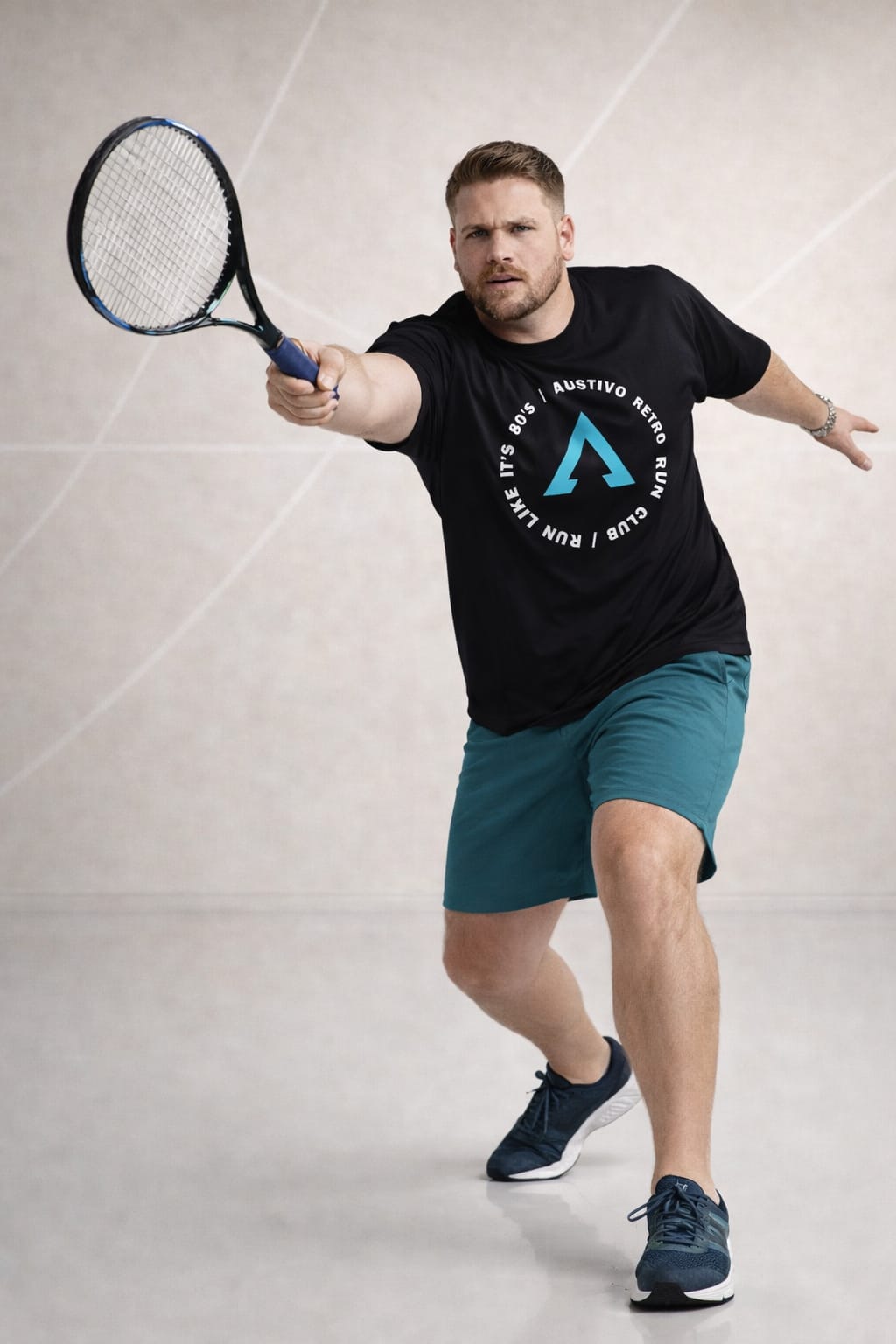 Austivo Men's Active Wear  T-shirt