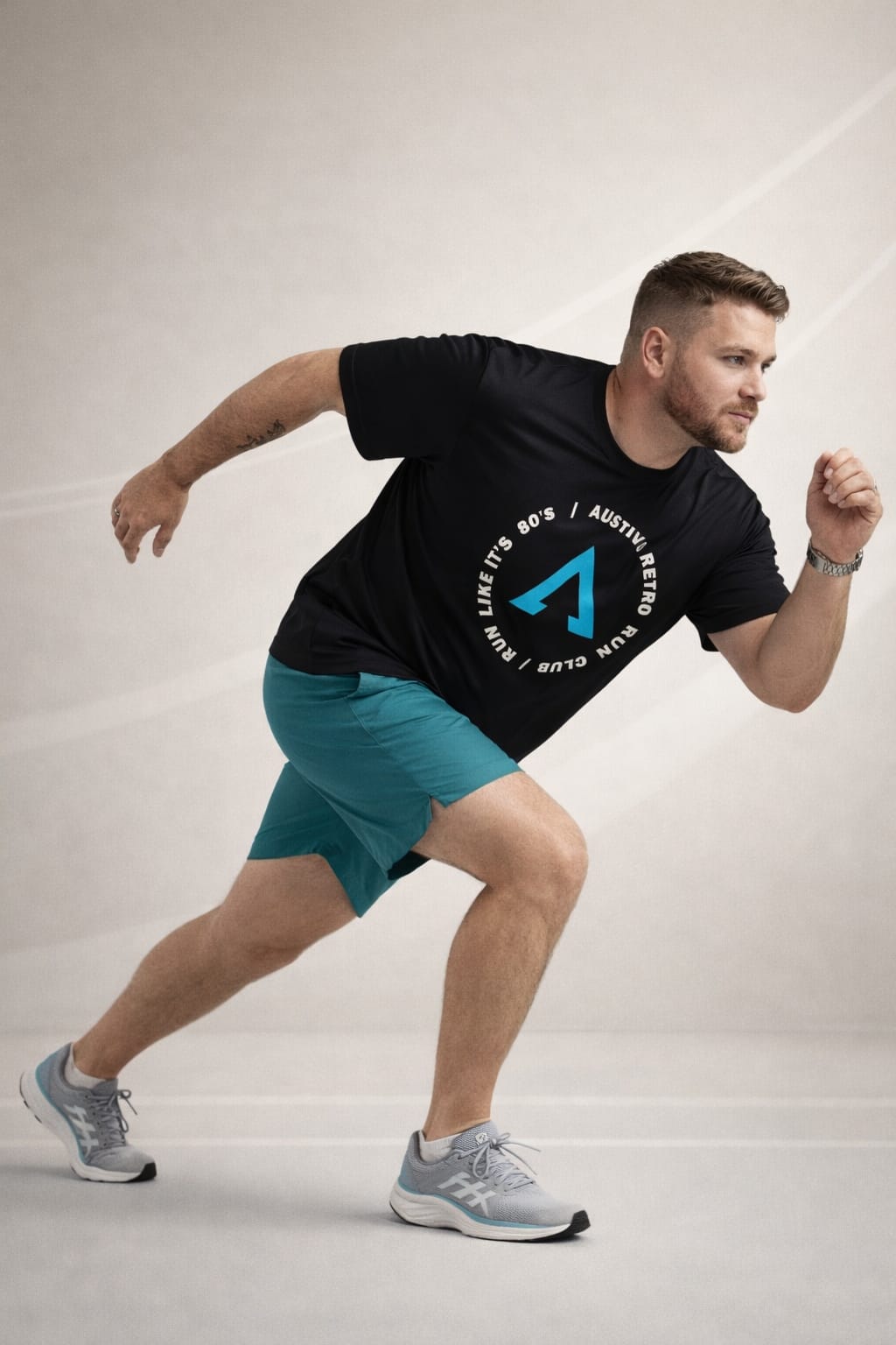 Austivo Men's Active Wear  T-shirt