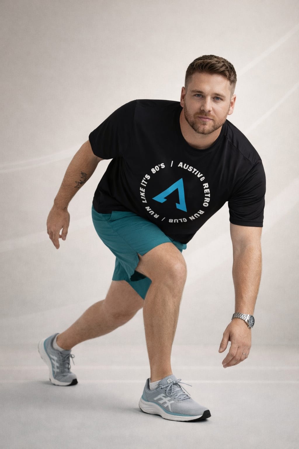 Austivo Men's Active Wear  T-shirt