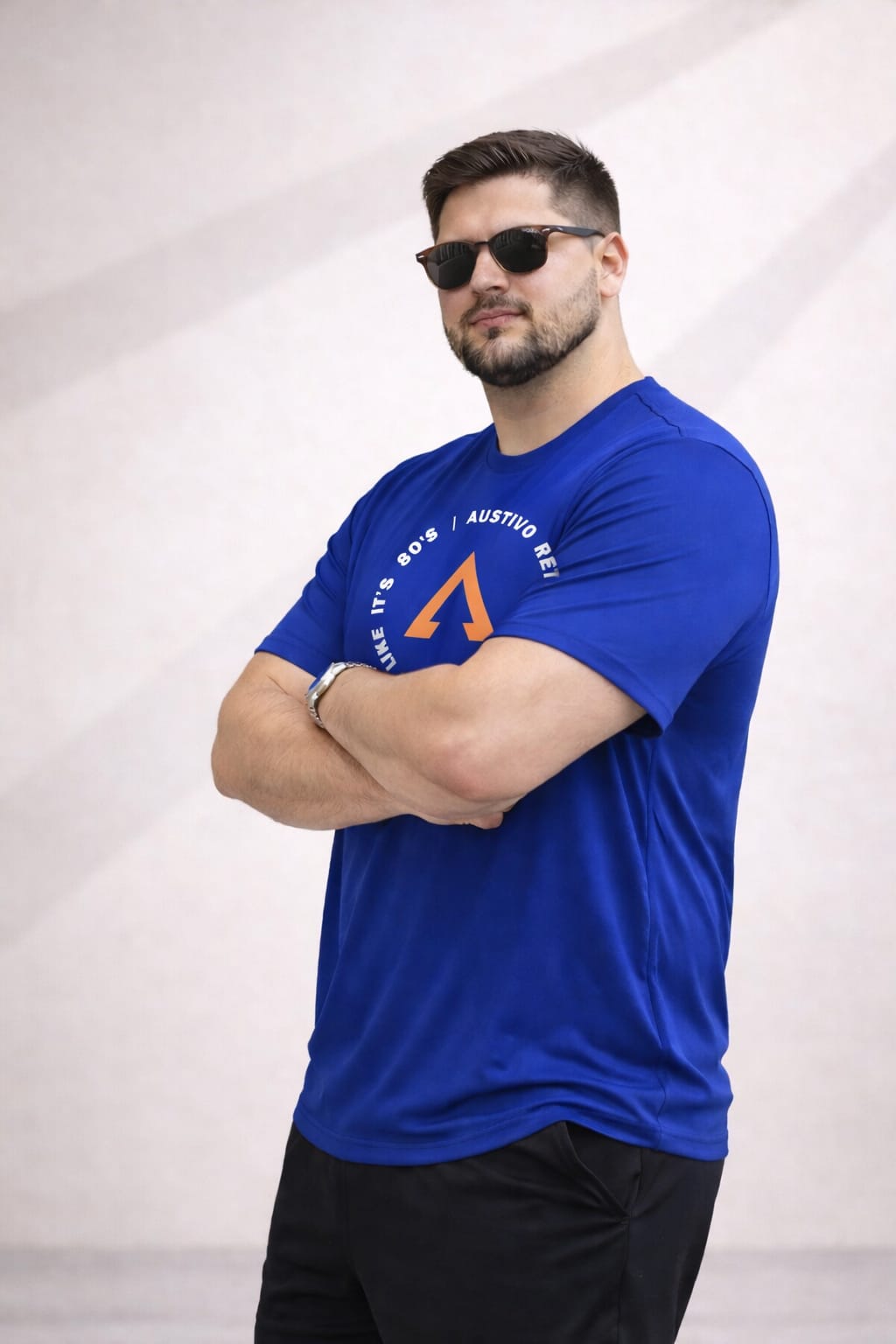 Austivo Men's Active Wear  T-shirt