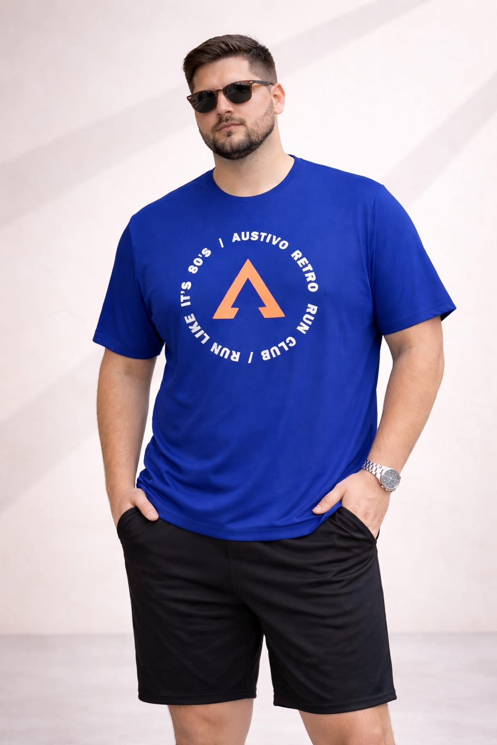 Austivo Men's Active Wear  T-shirt