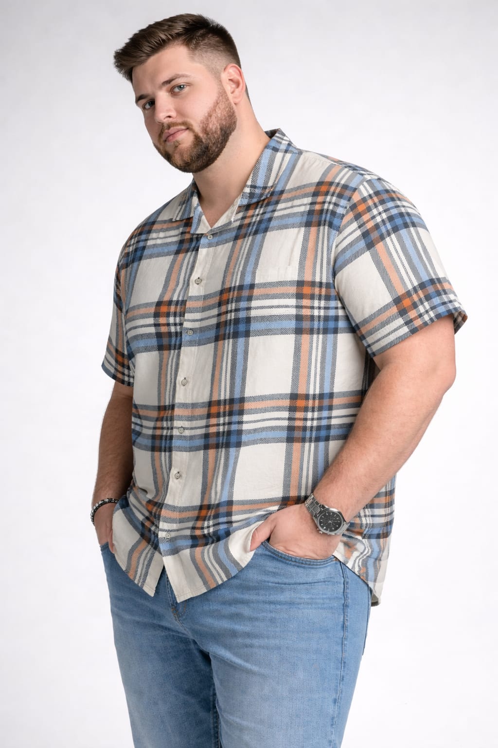 Austivo Men Plus Size Shirt