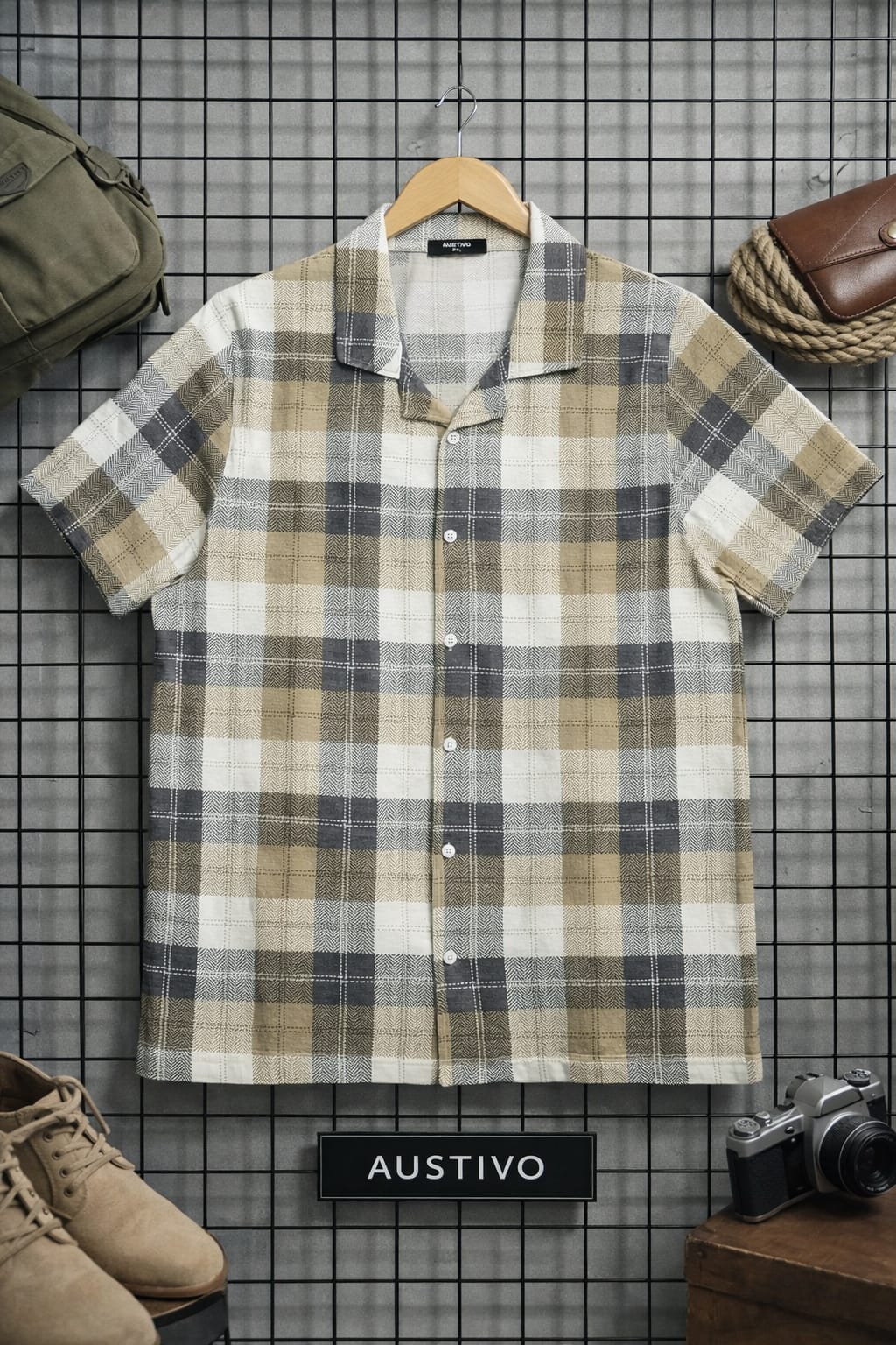 Austivo Men Plus Size Shirt