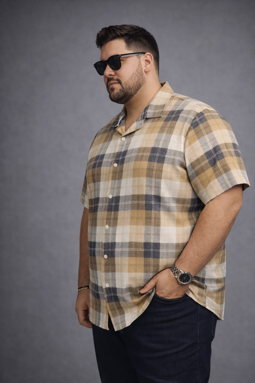 Austivo Men Plus Size Shirt