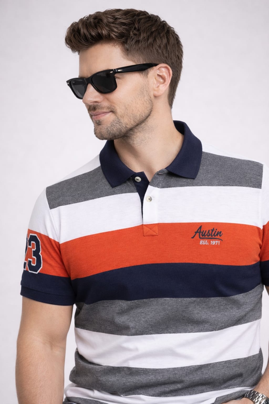 Multi Stripers Polo T-shirt