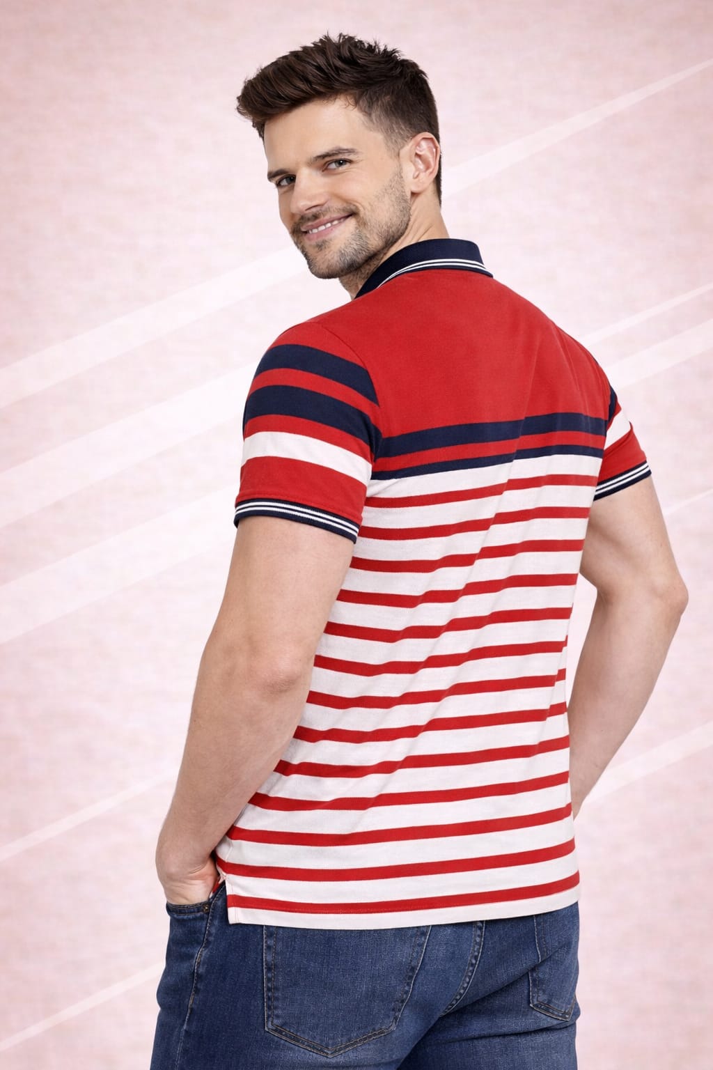 Austin Wood Men's Multicolor  T-shirt