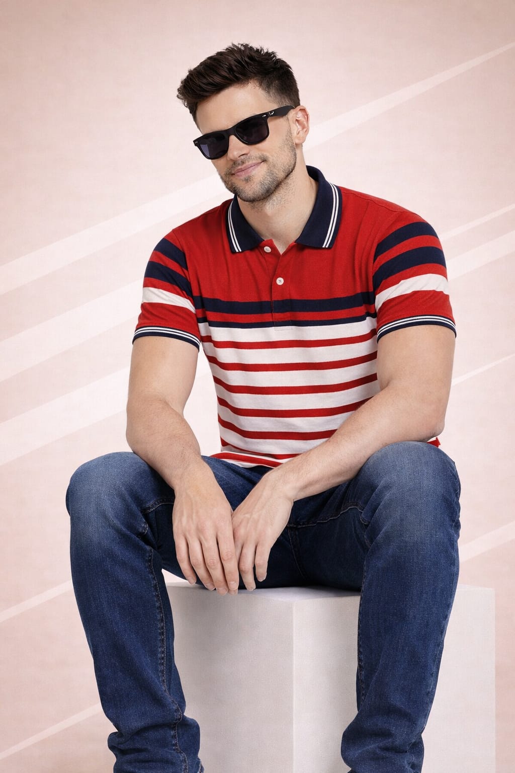 Austin Wood Men's Multicolor  T-shirt