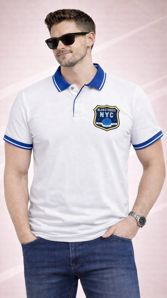 Austin Wood Solid Polo T-shirt