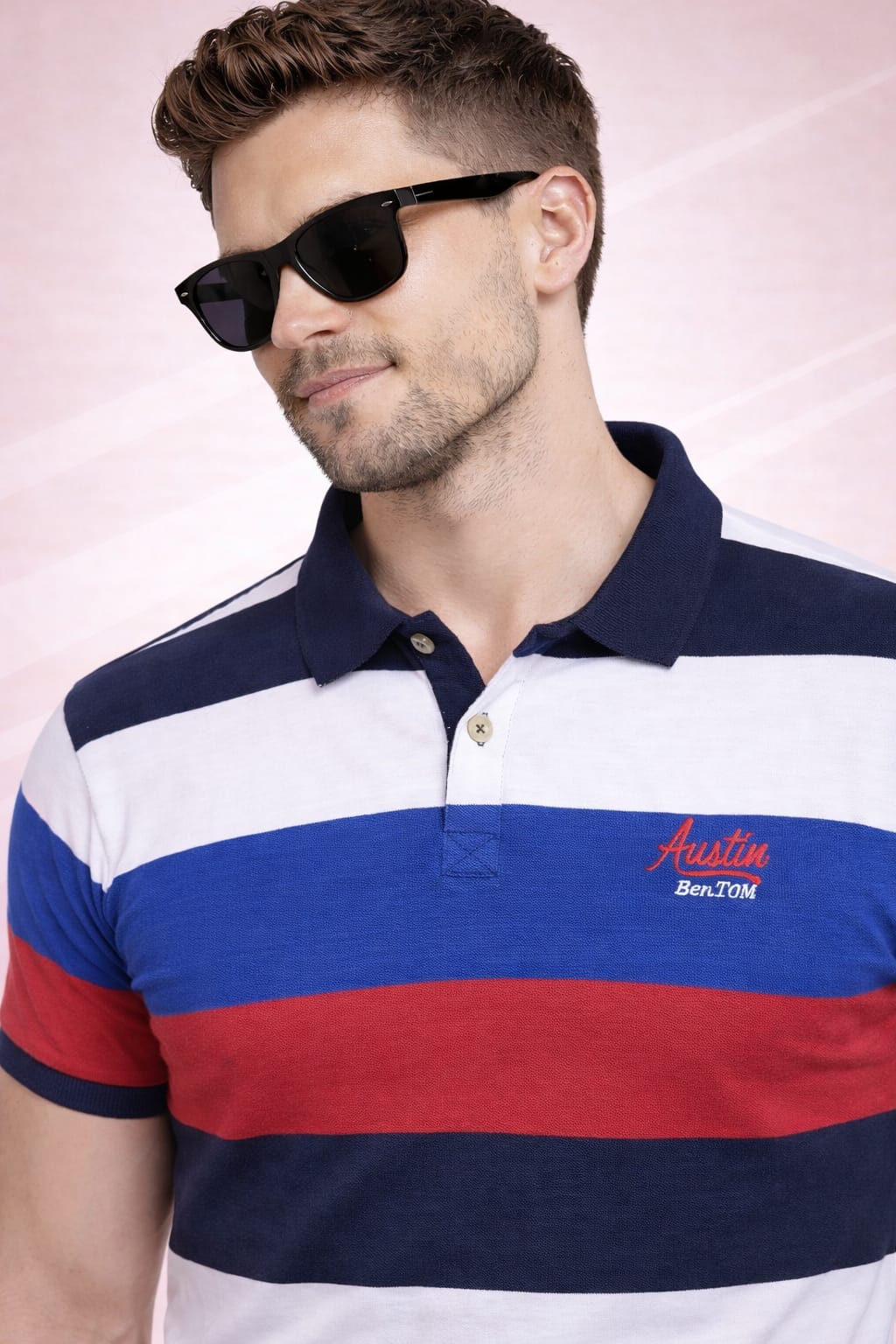 Multi Stripers Polo T-shirt