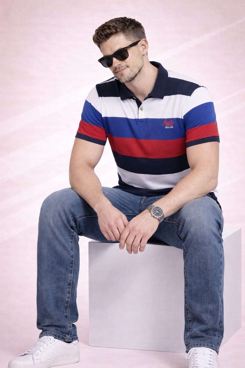 Multi Stripers Polo T-shirt