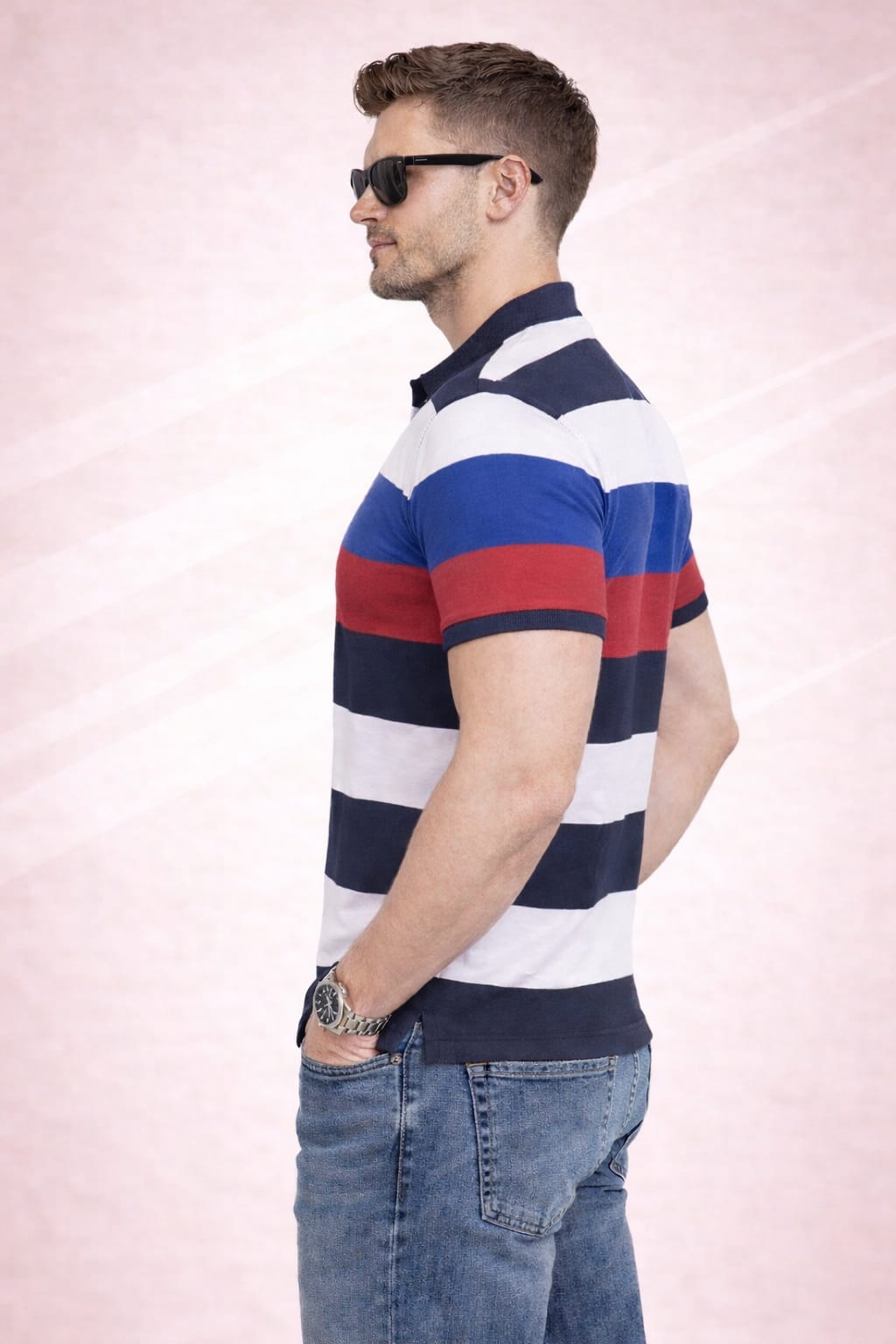 Multi Stripers Polo T-shirt