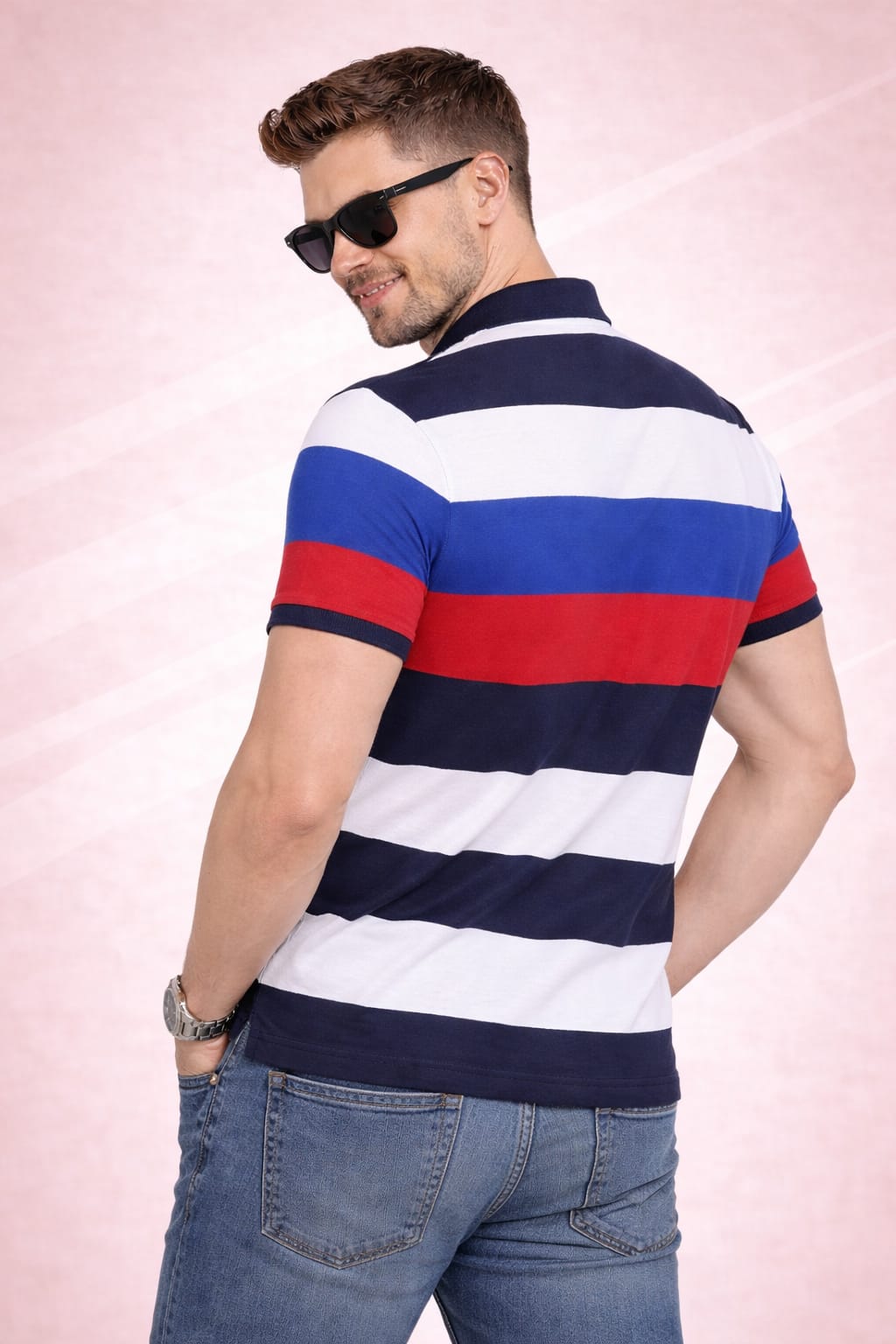 Multi Stripers Polo T-shirt