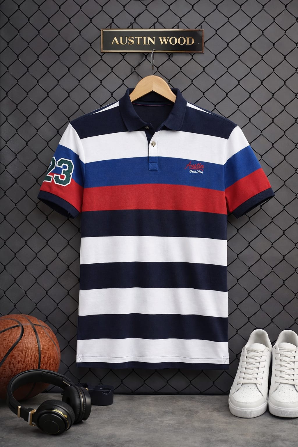 Multi Stripers Polo T-shirt