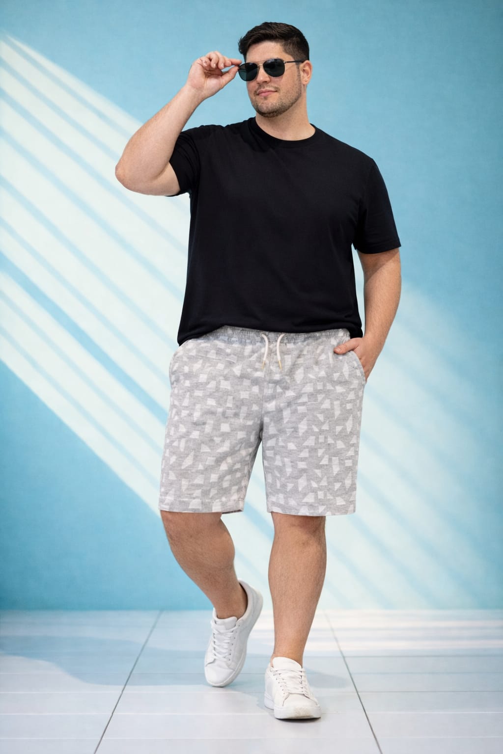 AUSTIVO Men’s Plus Size Shorts