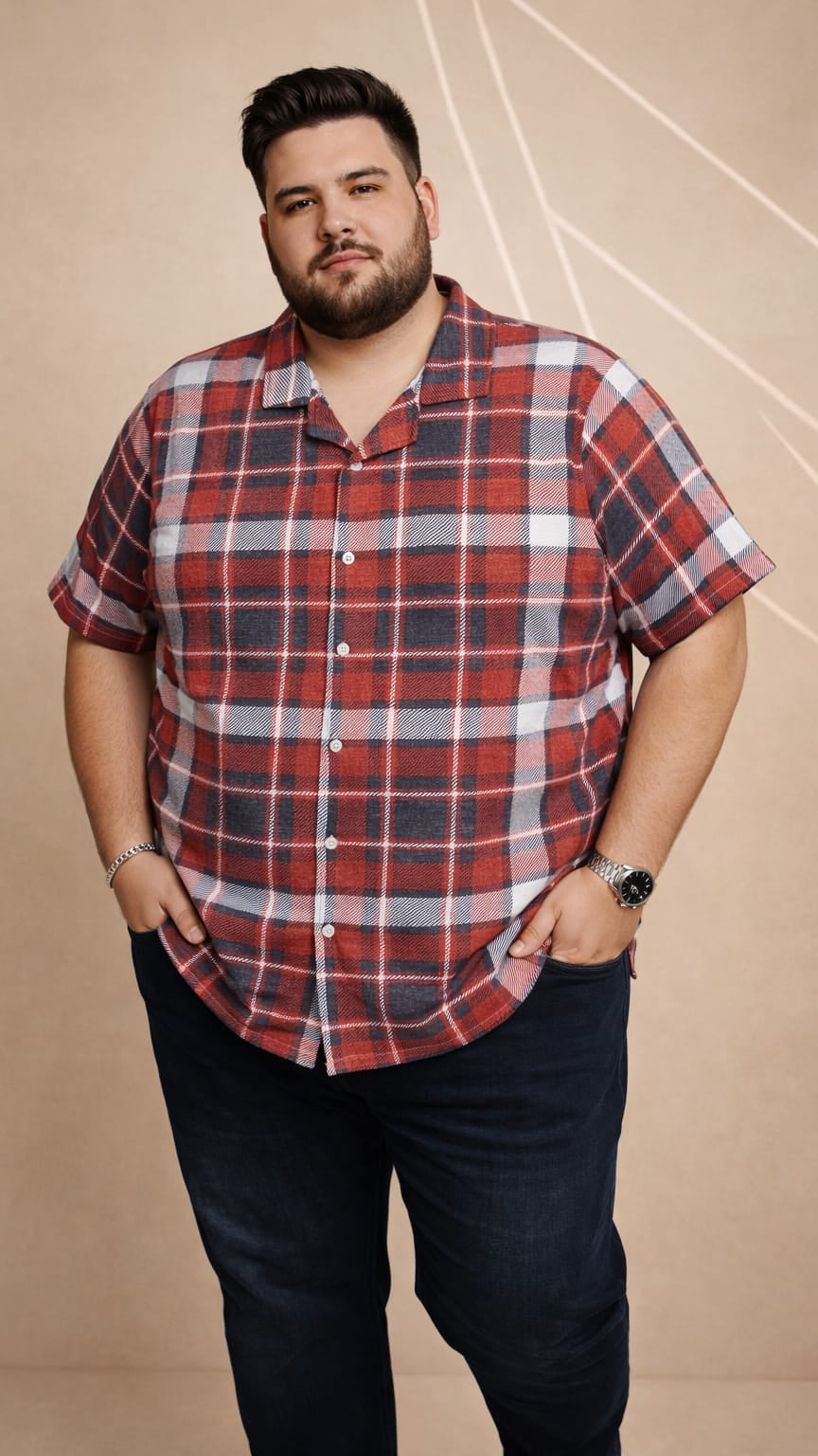 Austivo Men Plus Size Shirt