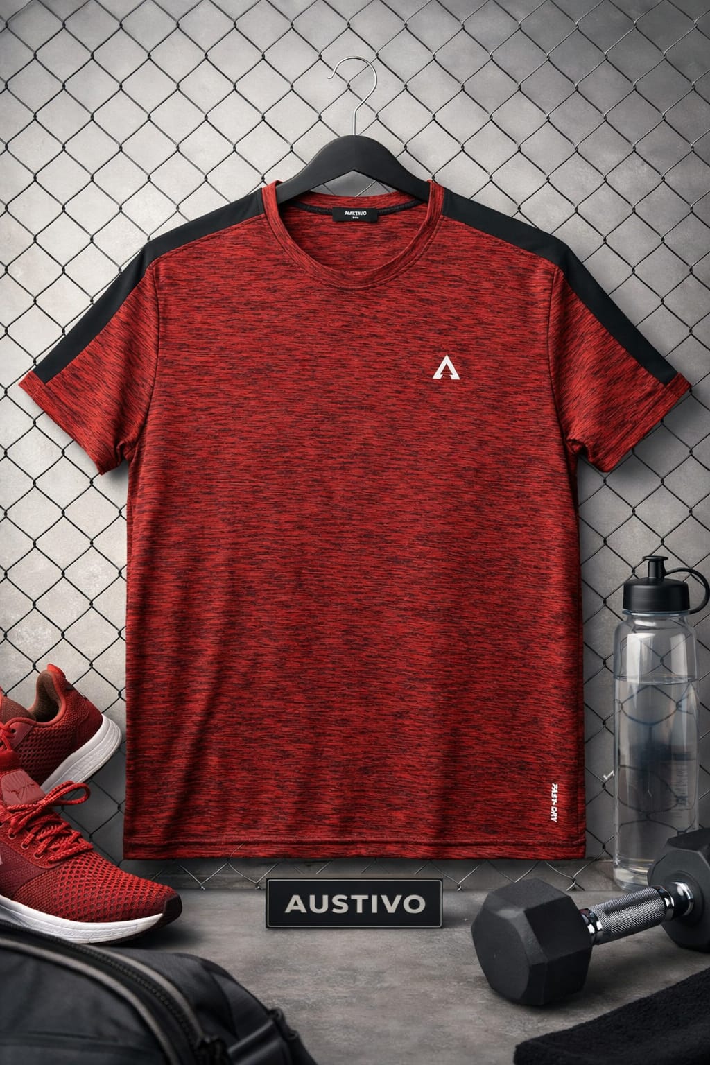 Austivo Men's Active Wear T-shirt