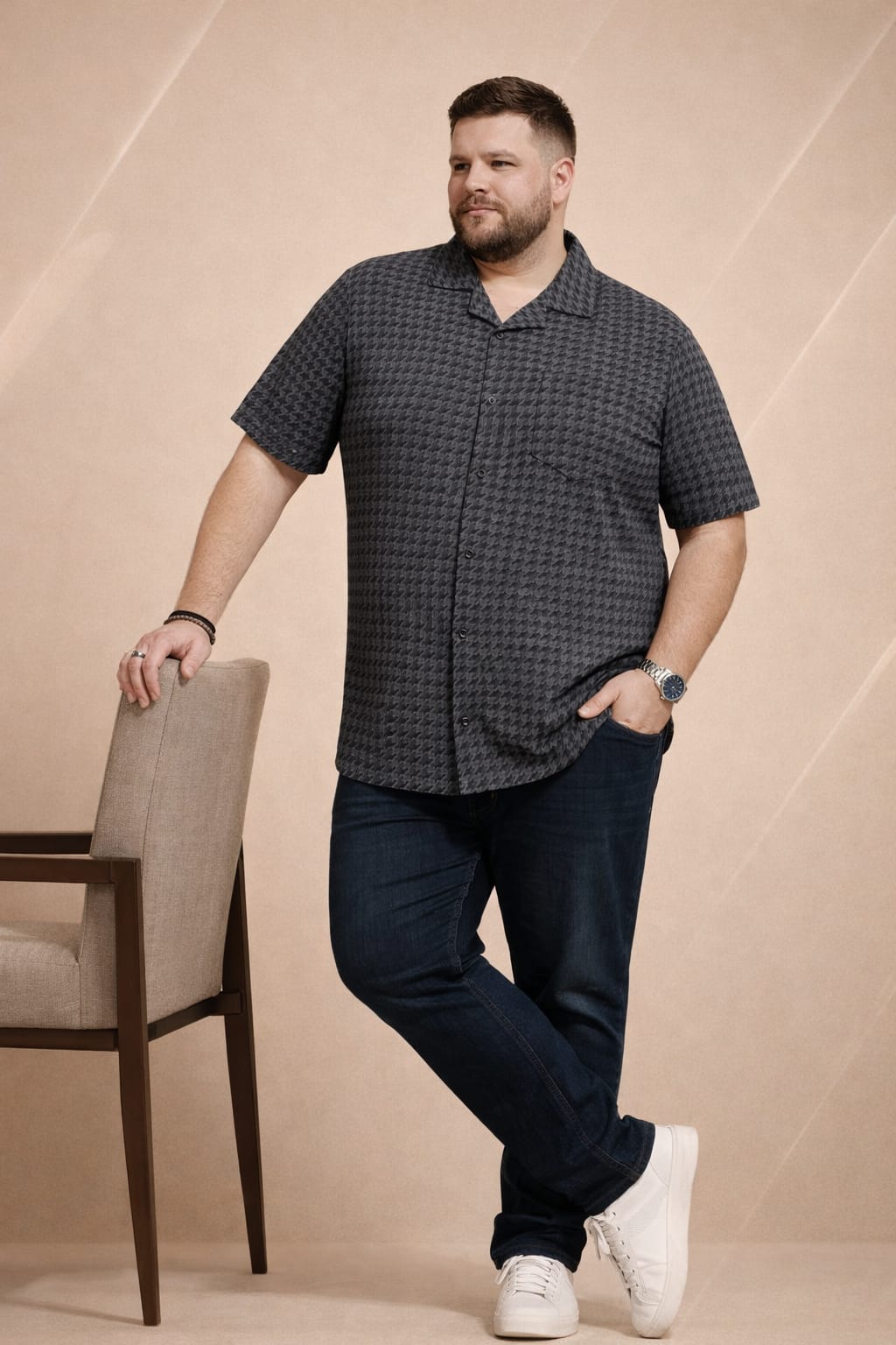 Austivo Men Plus Size Shirt