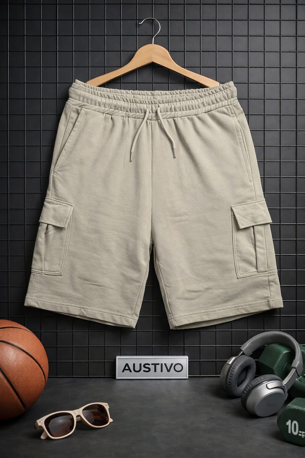 AUSTIVO Men’s Plus Size Shorts