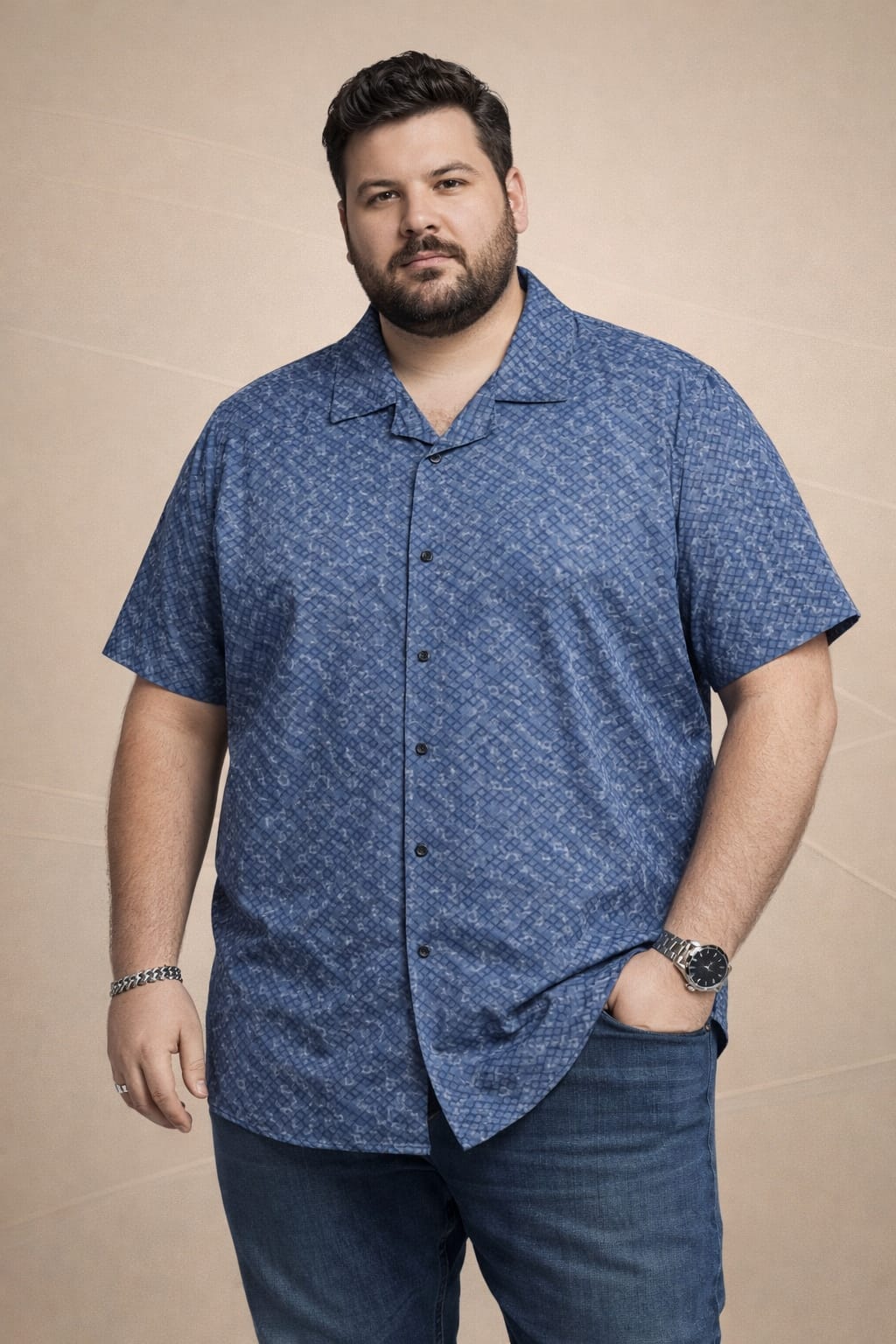 Austivo Men Plus Size Shirt