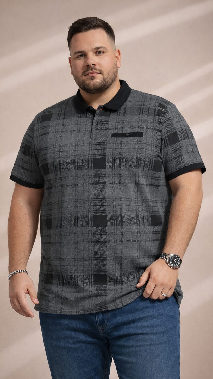 Austivo Men's  Polo Neck T-shirt