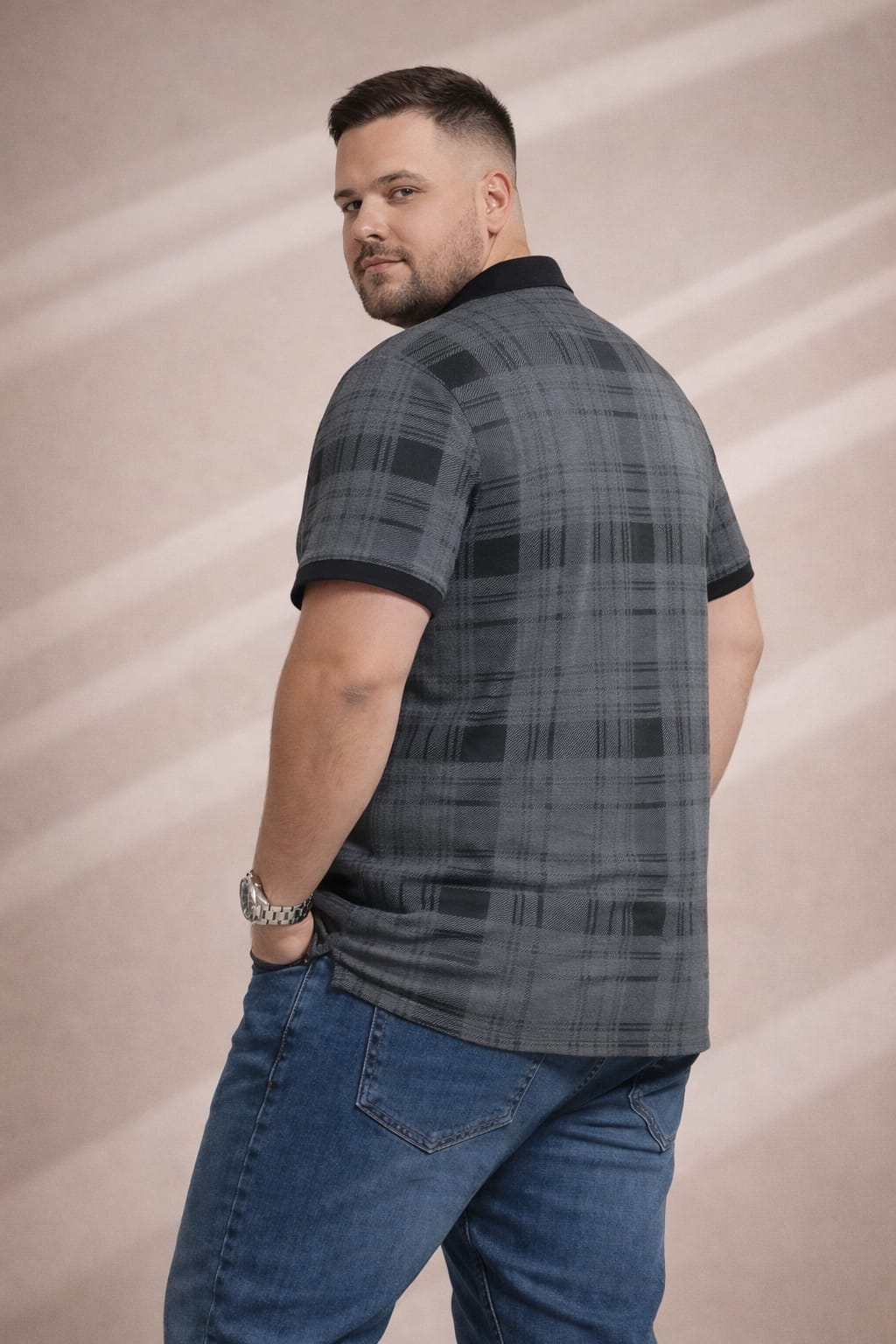 Austivo Men's  Polo Neck T-shirt