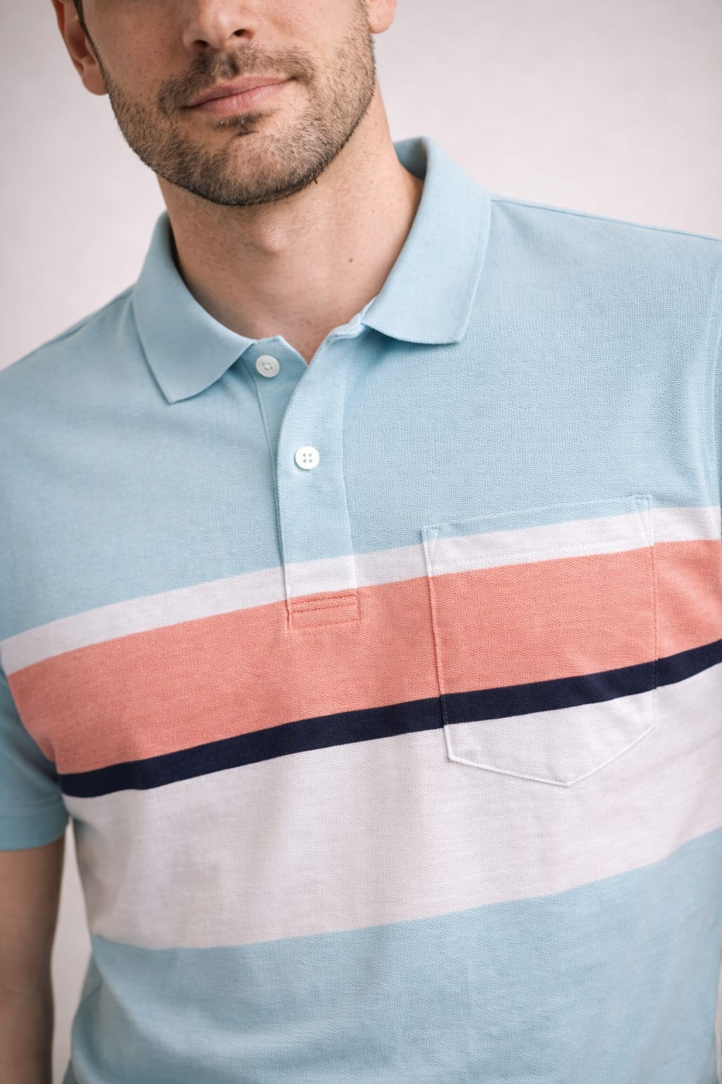 Austin Wood Pocket Polo T-shirt