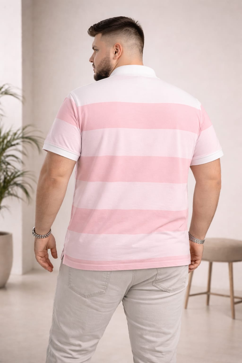 Austivo Men's  Polo Neck T-shirt