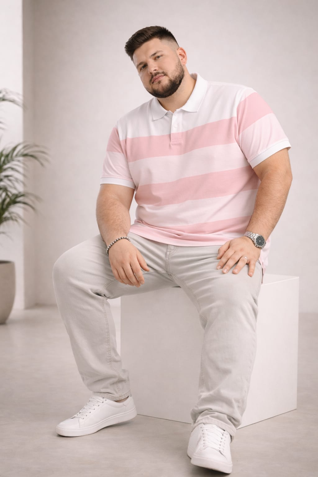 Austivo Men's  Polo Neck T-shirt