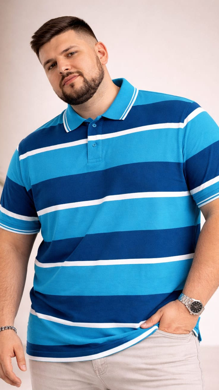 Austivo Men's  Polo Neck T-shirt
