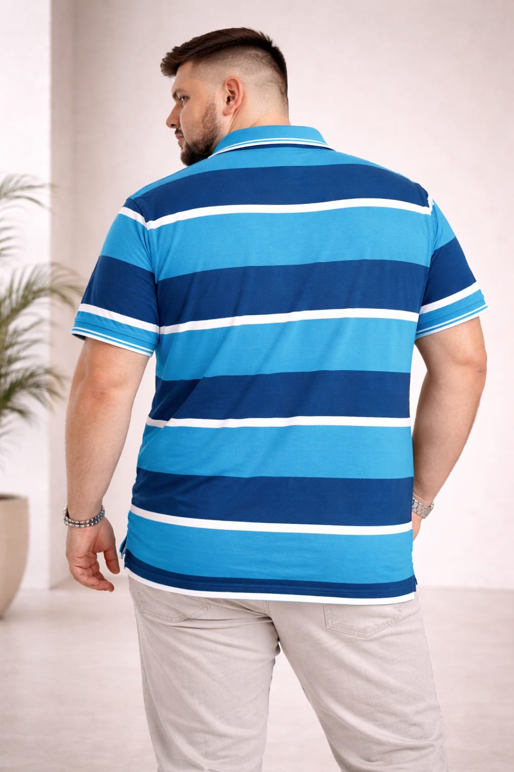 Austivo Men's  Polo Neck T-shirt
