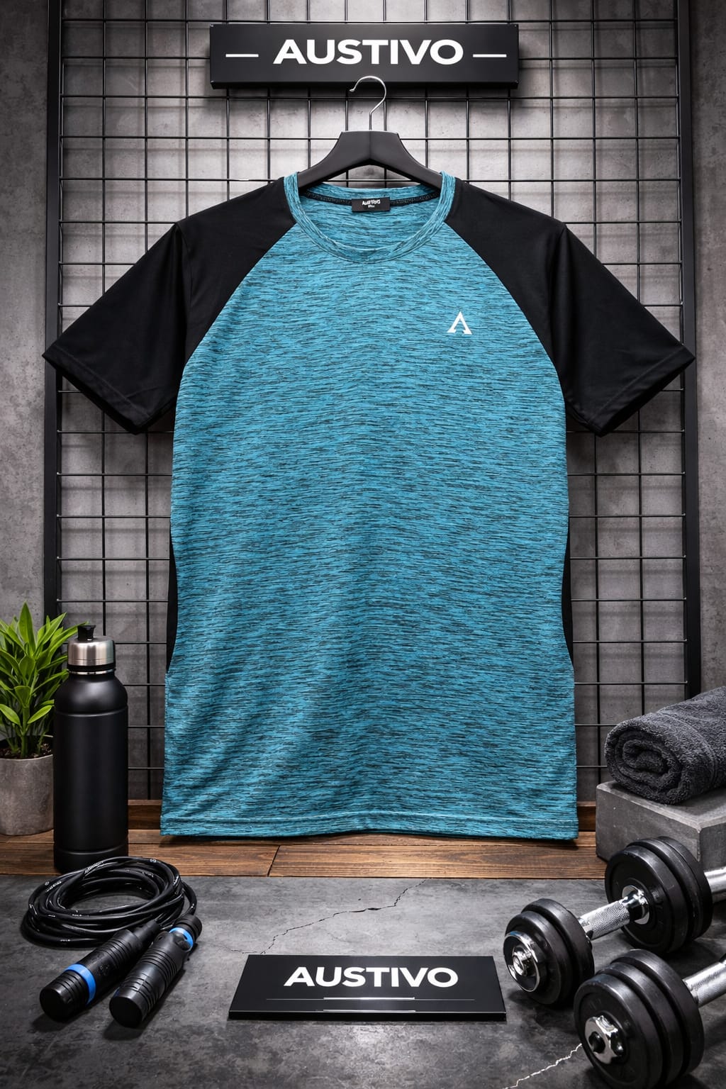 Austivo Men's Active Wear  T-shirt