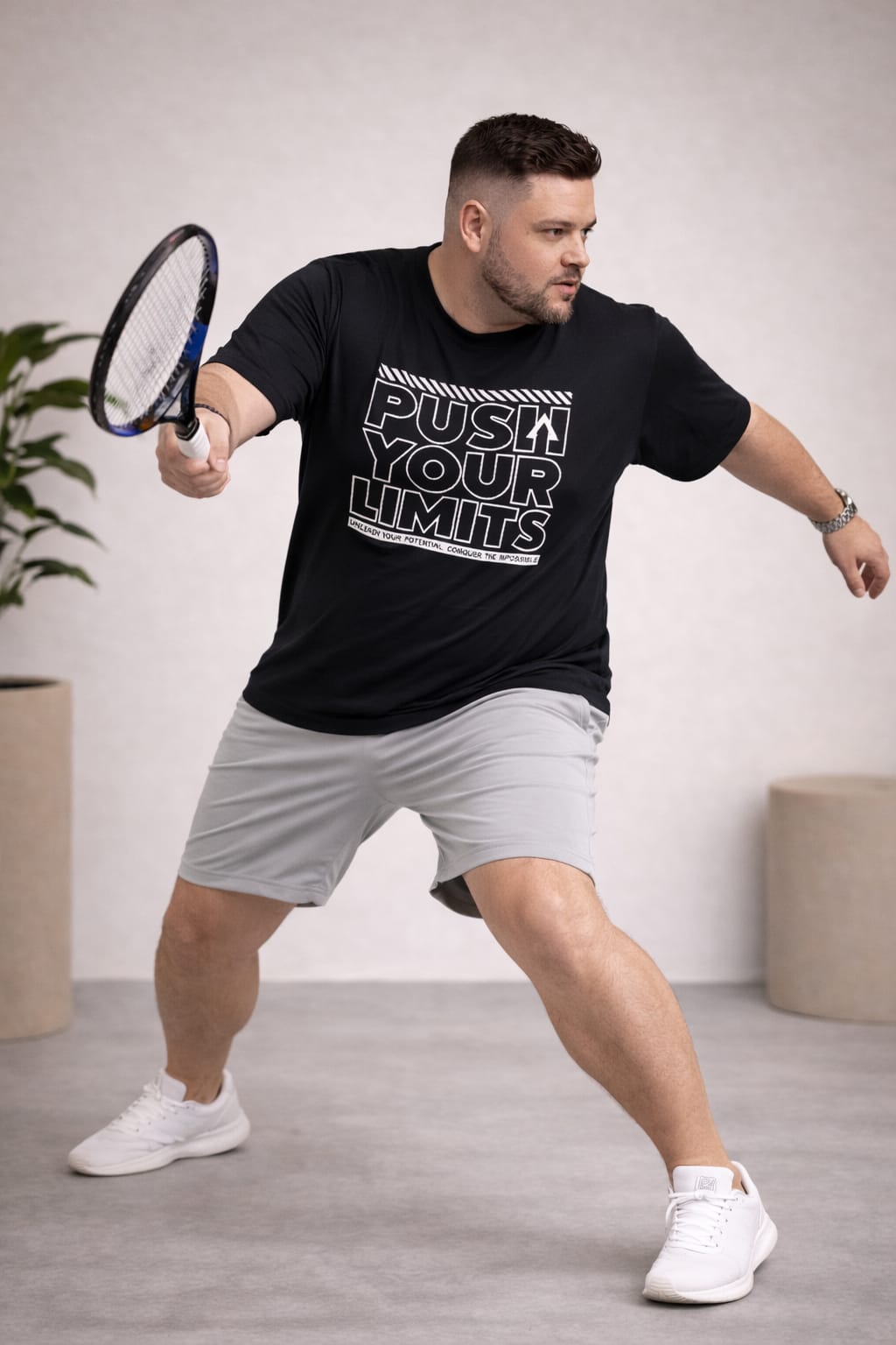 Austivo Men's Active Wear  T-shirt