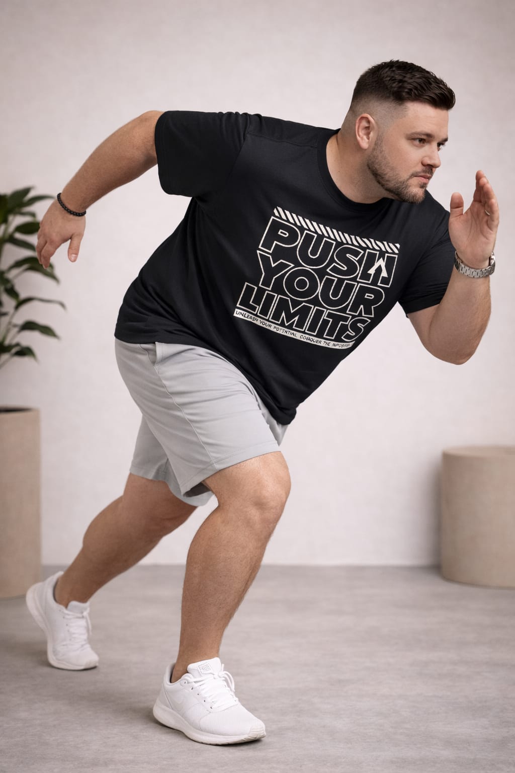 Austivo Men's Active Wear  T-shirt