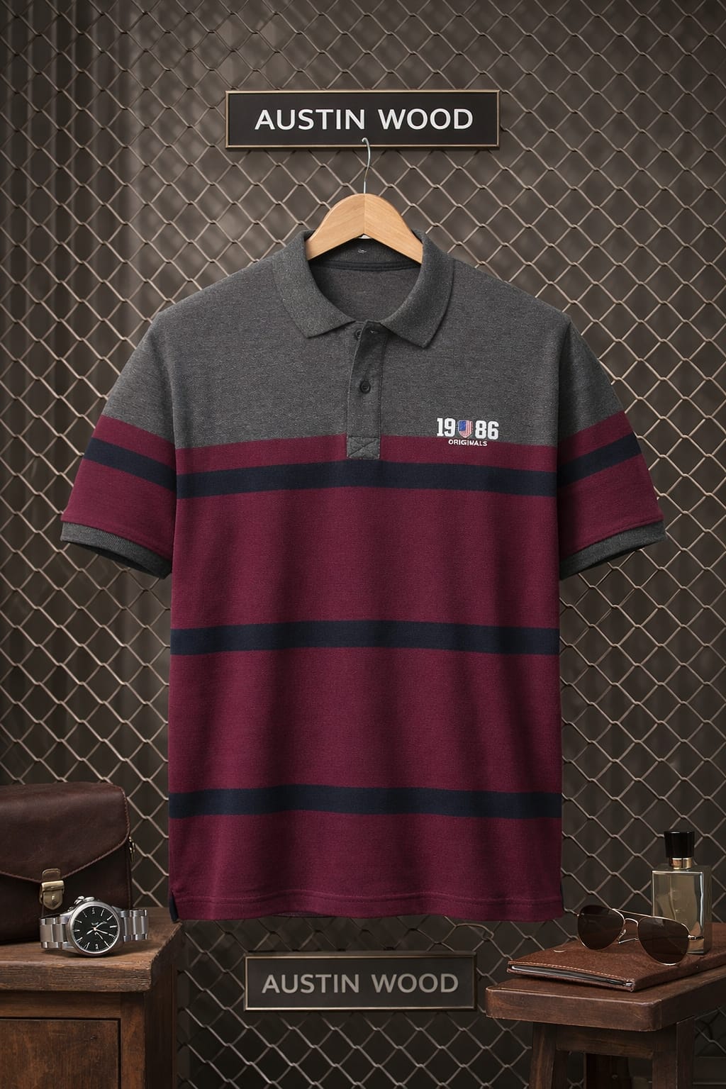 Austin Wood Polo T-shirt